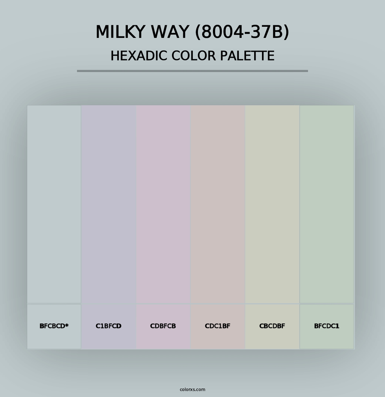 Milky Way (8004-37B) - Hexadic Color Palette