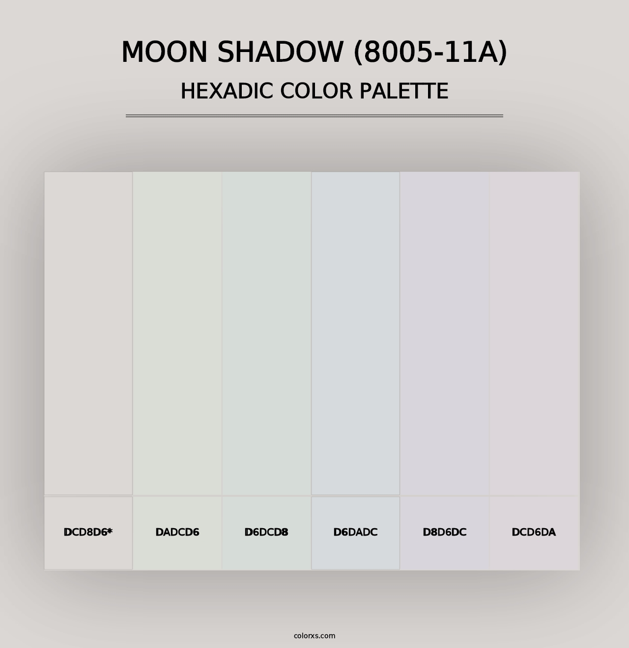 Moon Shadow (8005-11A) - Hexadic Color Palette