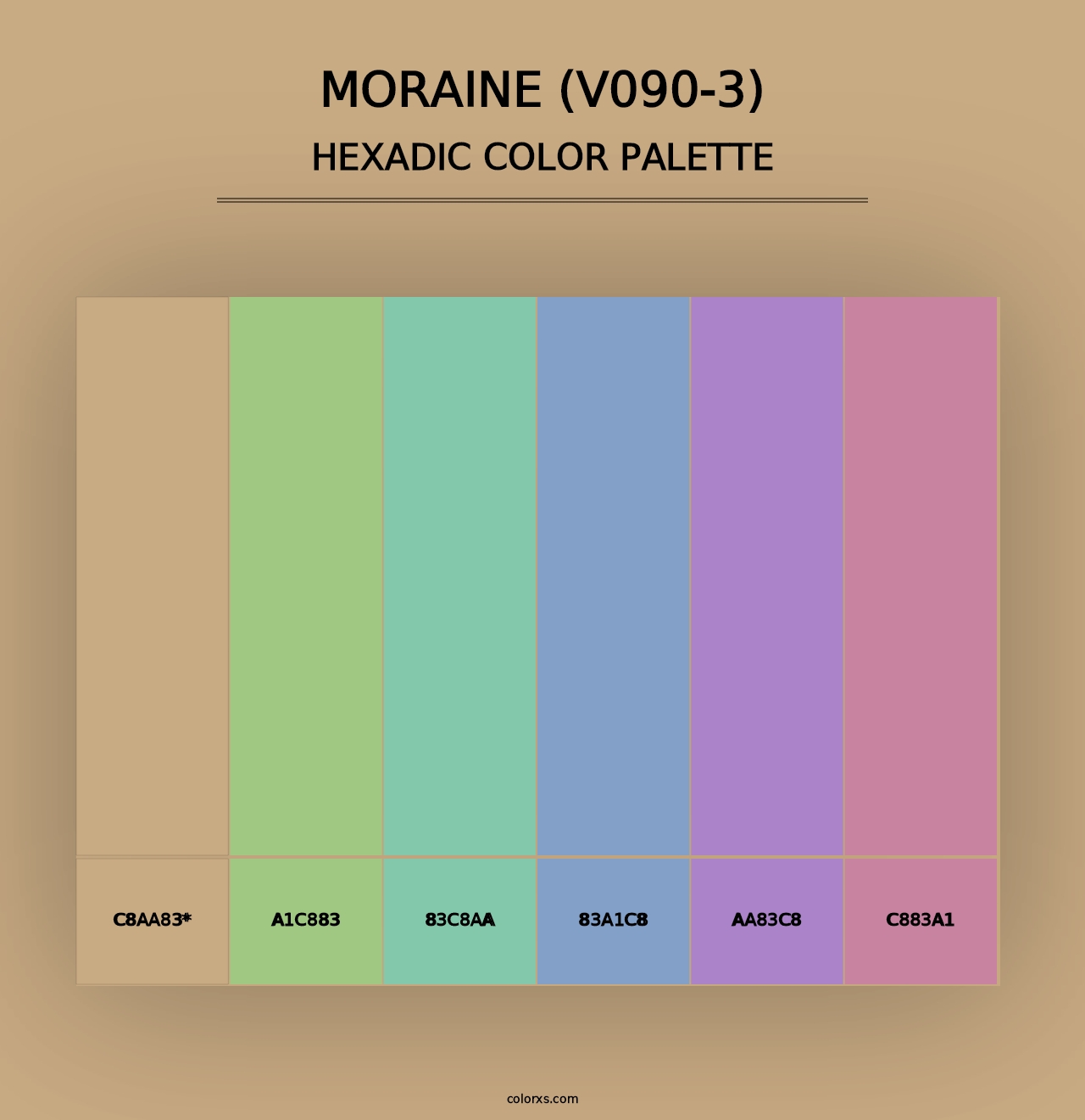 Moraine (V090-3) - Hexadic Color Palette