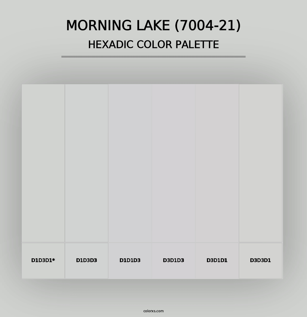 Morning Lake (7004-21) - Hexadic Color Palette