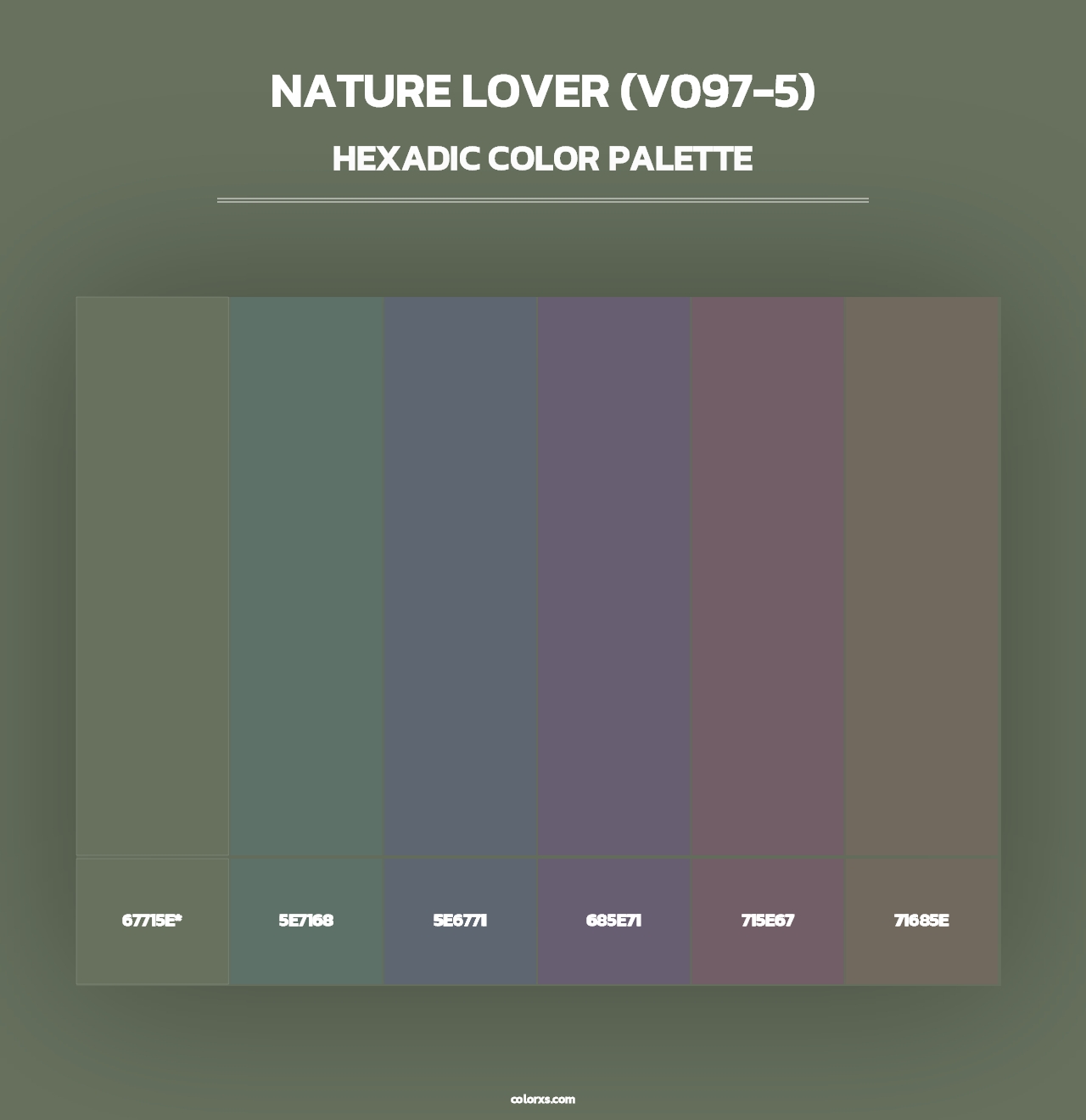 Nature Lover (V097-5) - Hexadic Color Palette