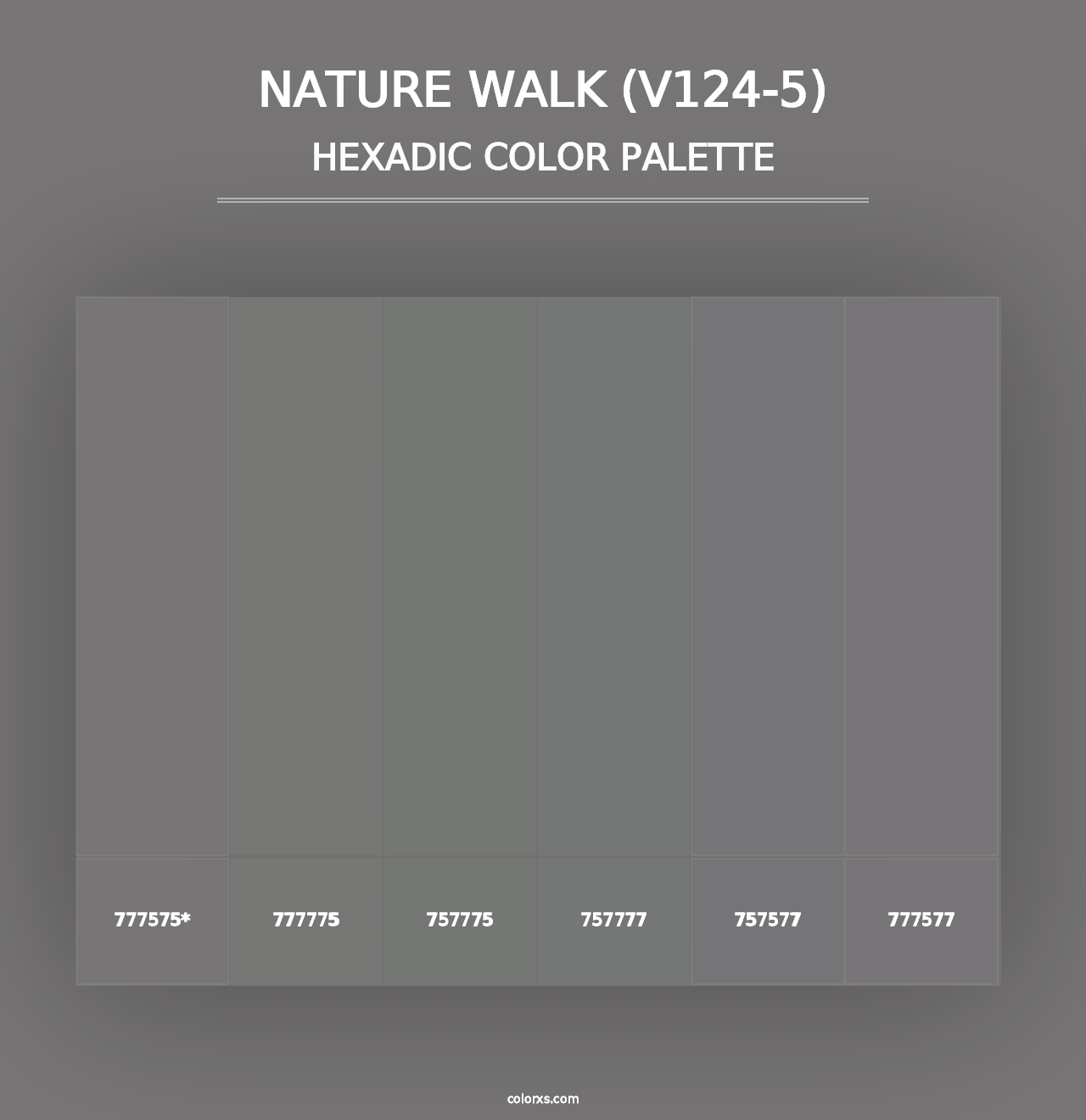 Nature Walk (V124-5) - Hexadic Color Palette