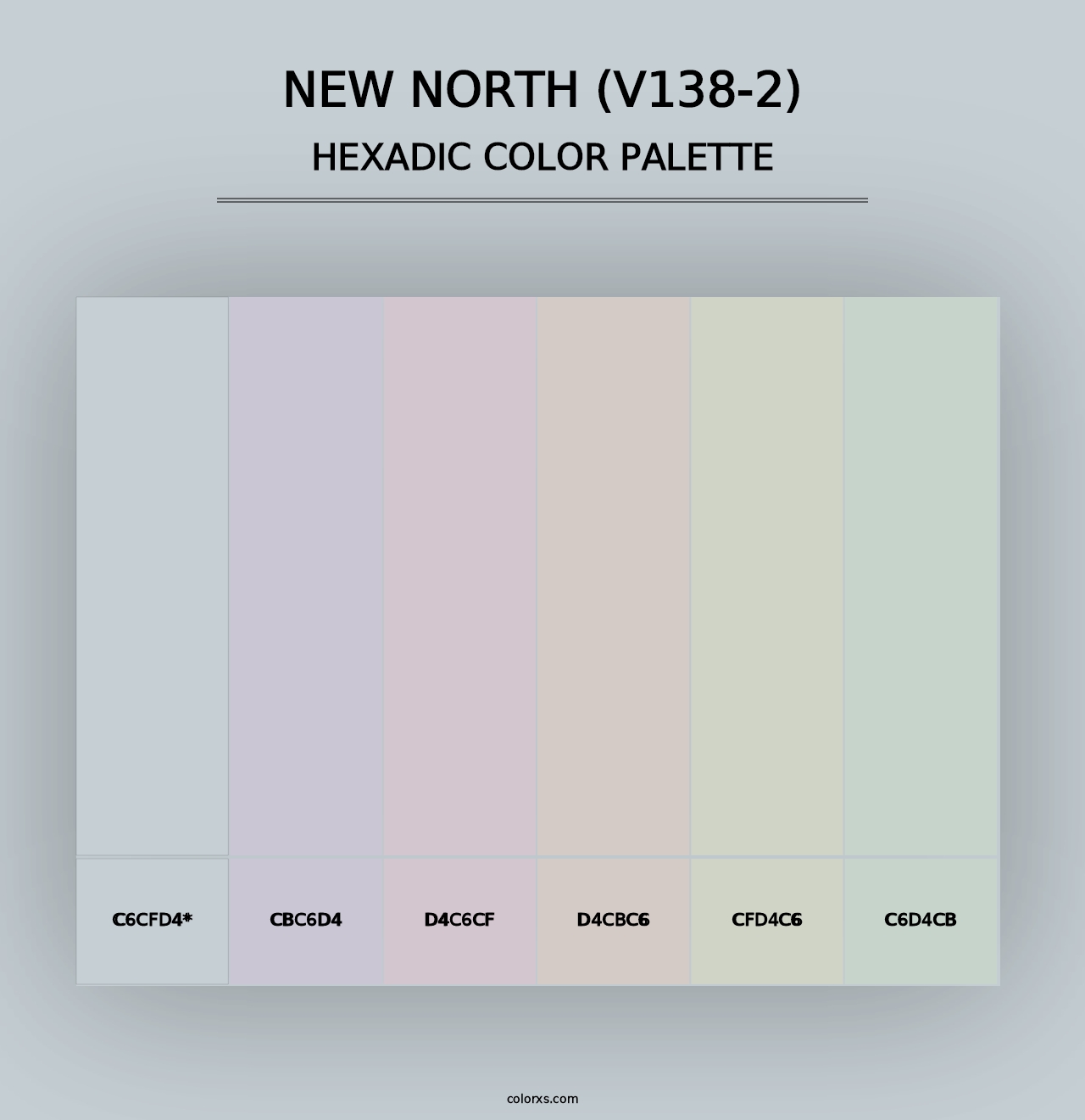 New North (V138-2) - Hexadic Color Palette