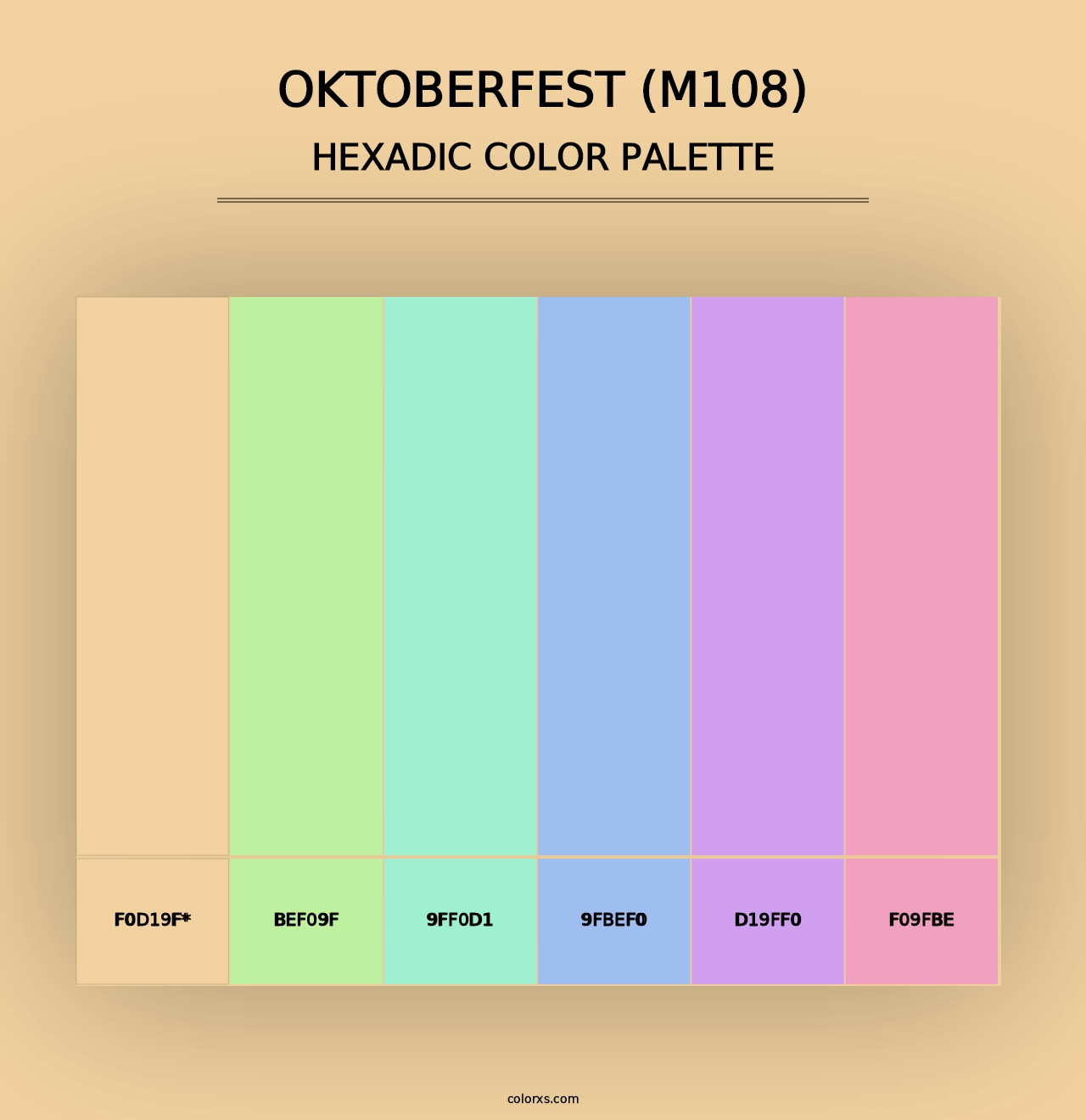 Oktoberfest (M108) - Hexadic Color Palette