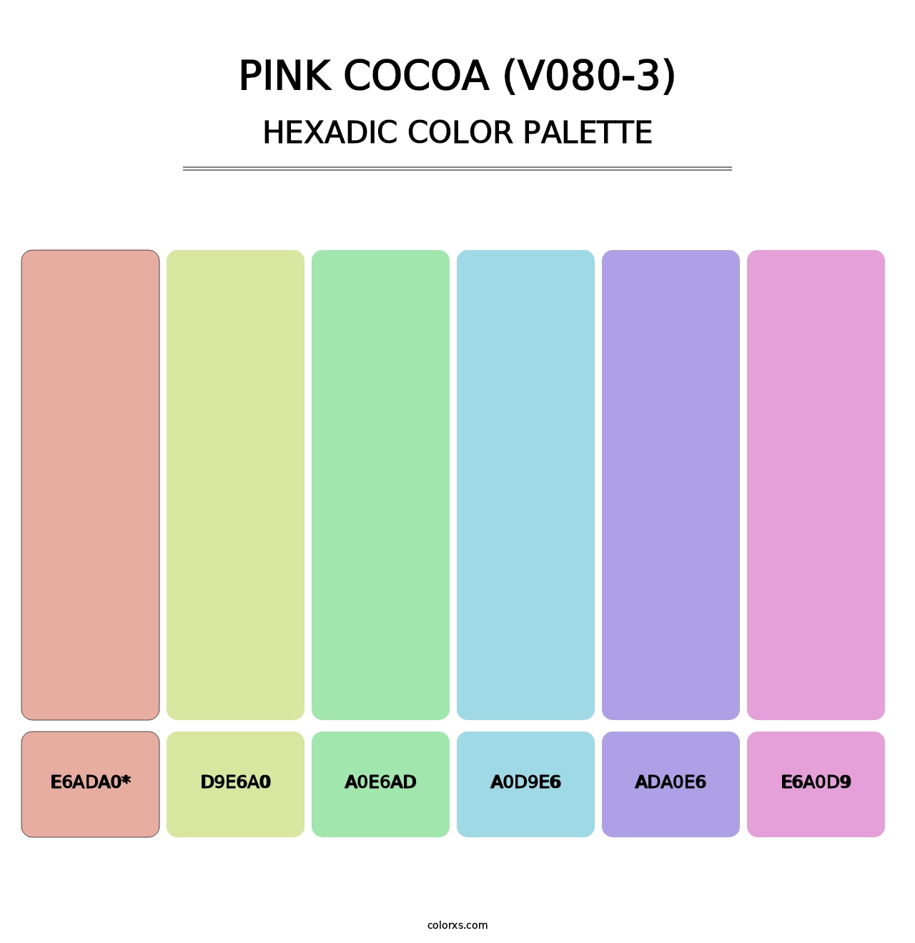 Pink Cocoa (V080-3) - Hexadic Color Palette