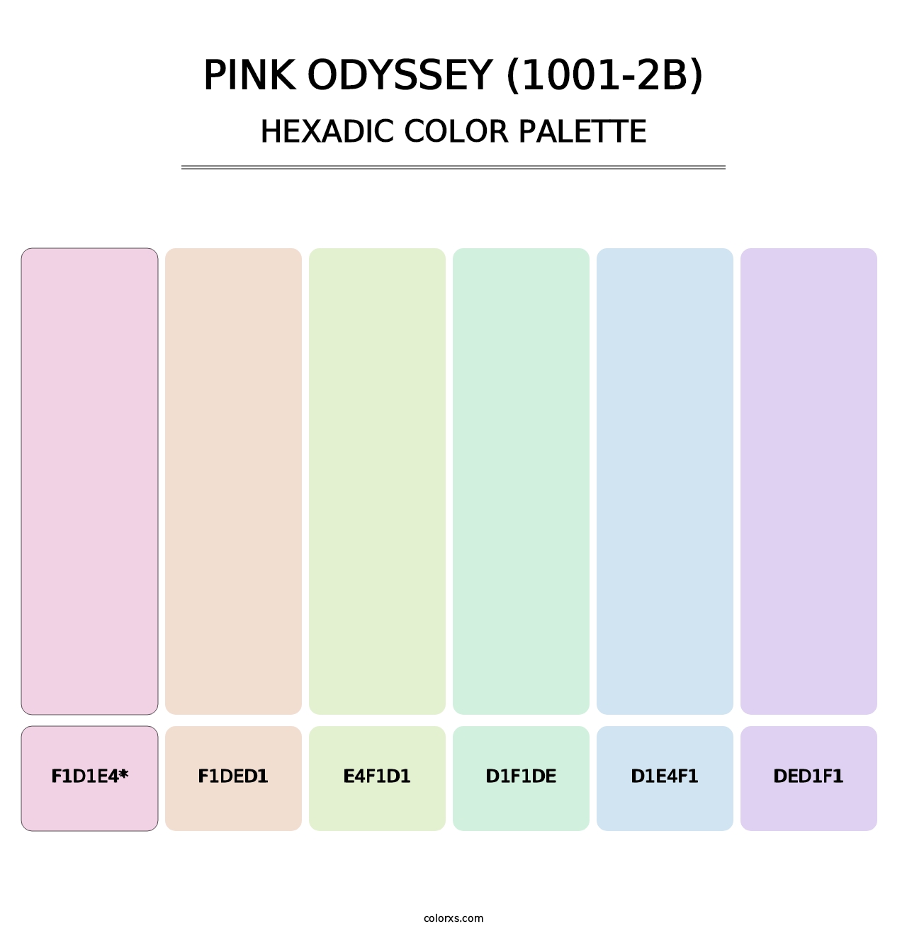 Pink Odyssey (1001-2B) - Hexadic Color Palette