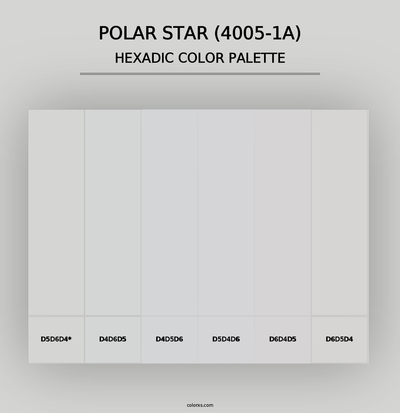 Polar Star (4005-1A) - Hexadic Color Palette