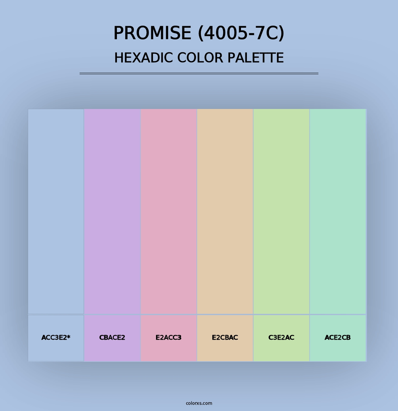 Promise (4005-7C) - Hexadic Color Palette