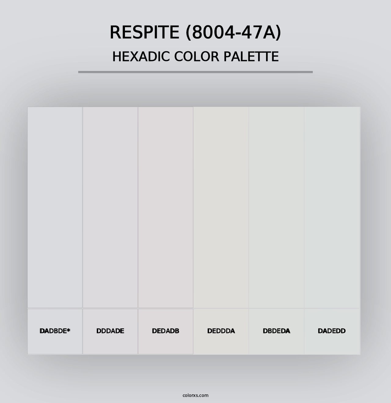 Respite (8004-47A) - Hexadic Color Palette