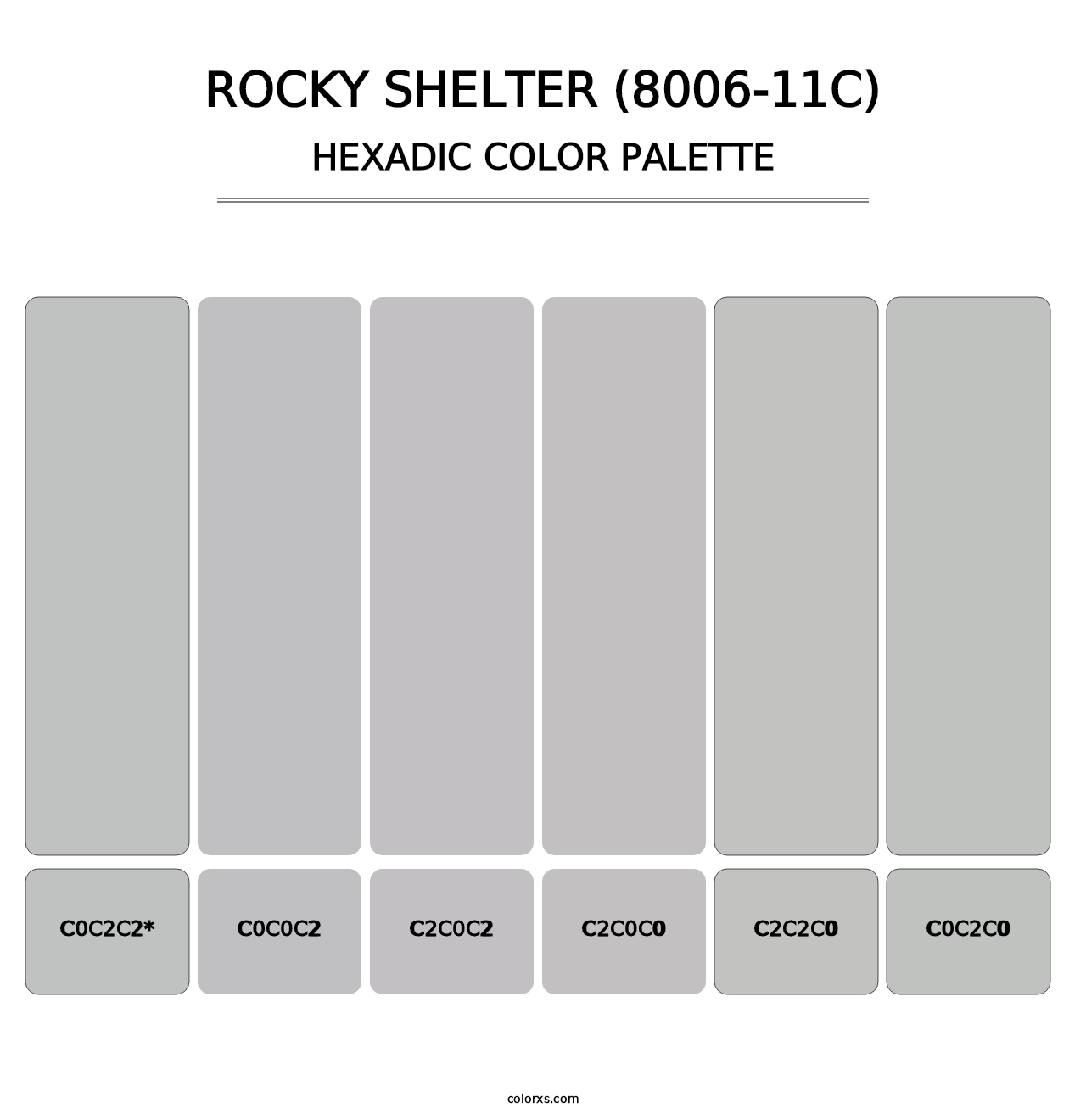 Rocky Shelter (8006-11C) - Hexadic Color Palette