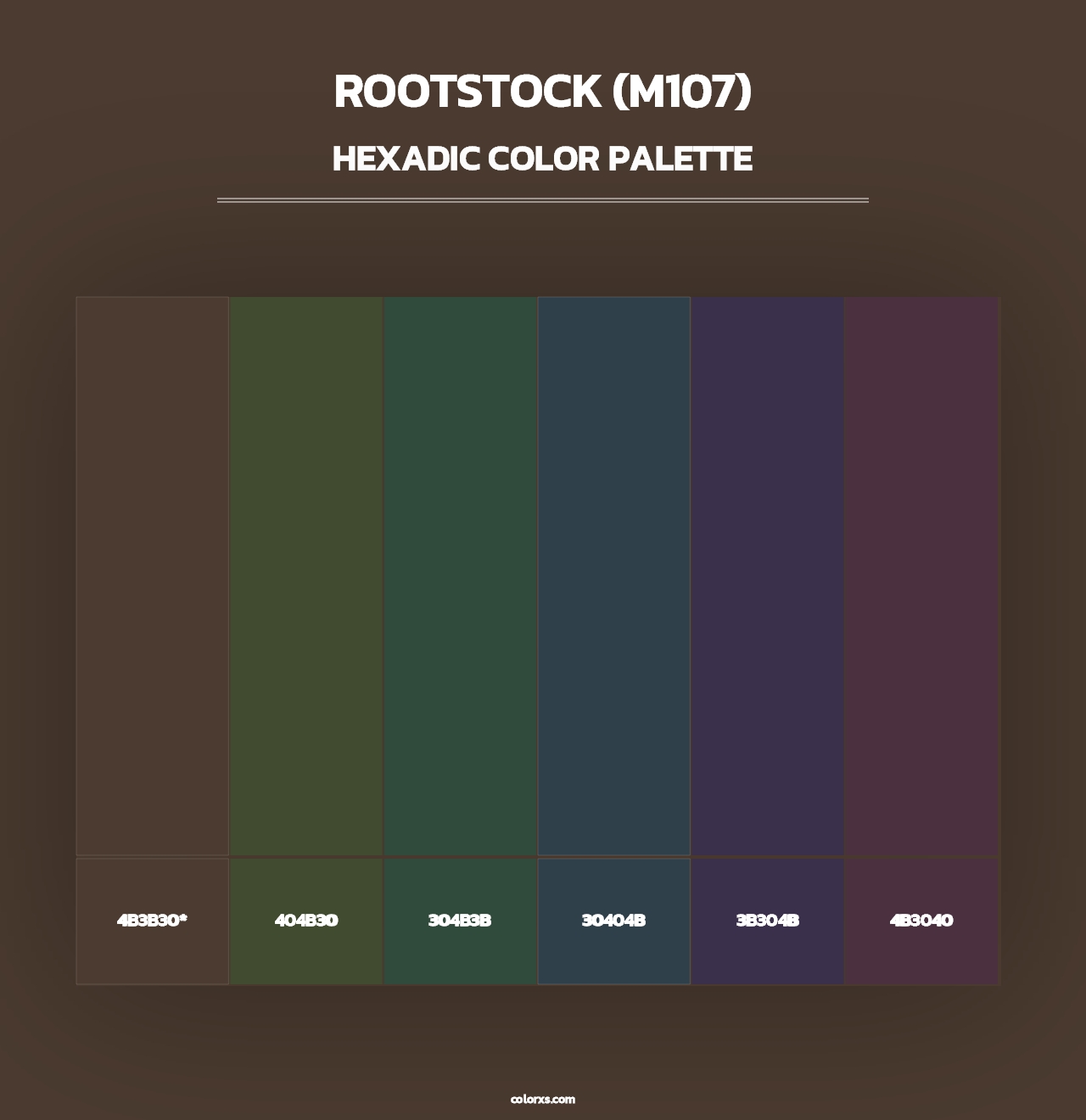 Rootstock (M107) - Hexadic Color Palette