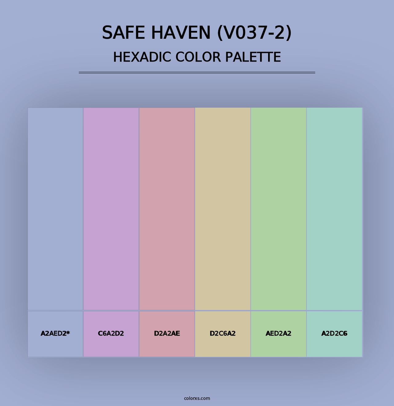 Safe Haven (V037-2) - Hexadic Color Palette