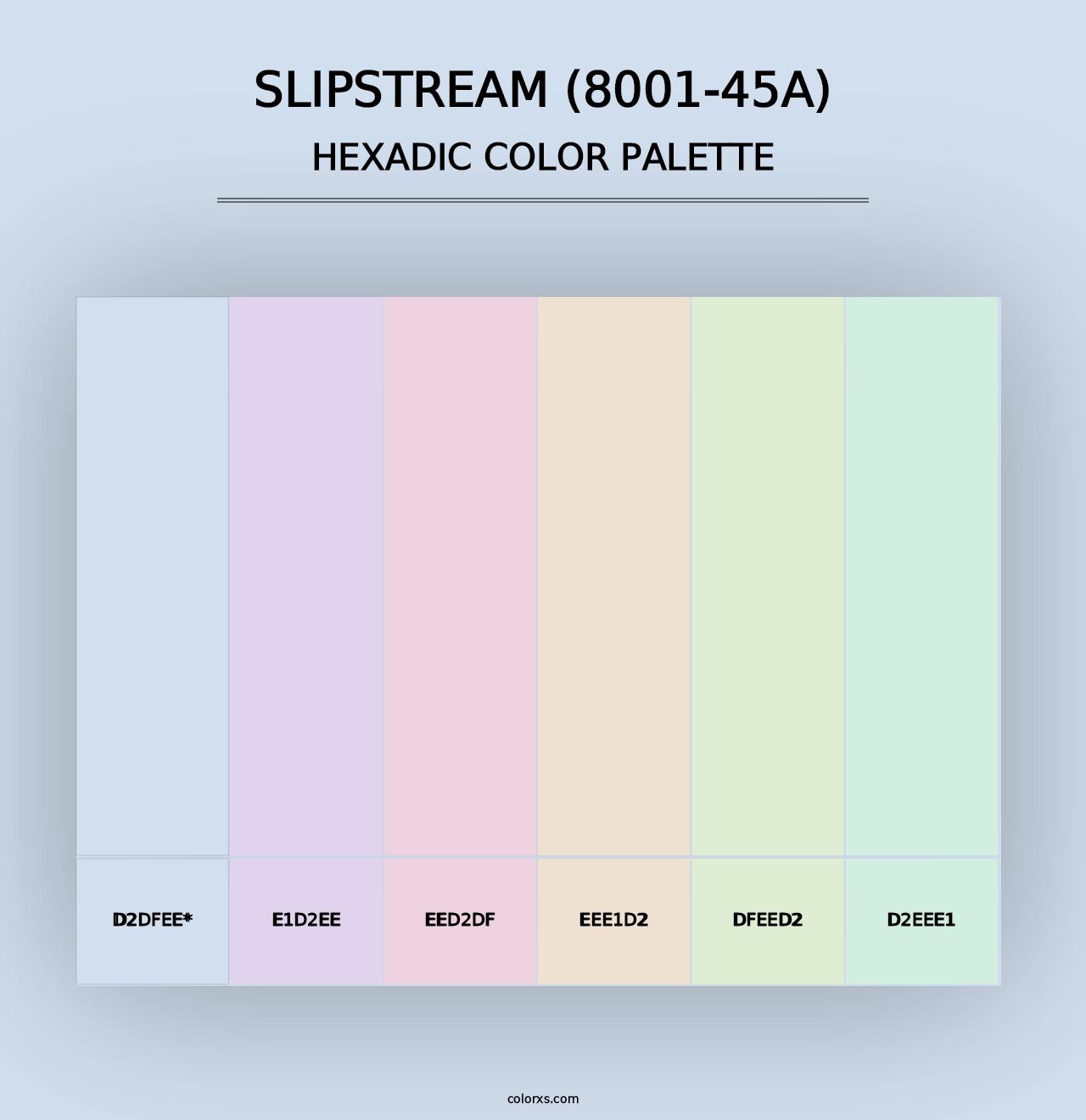 Slipstream (8001-45A) - Hexadic Color Palette