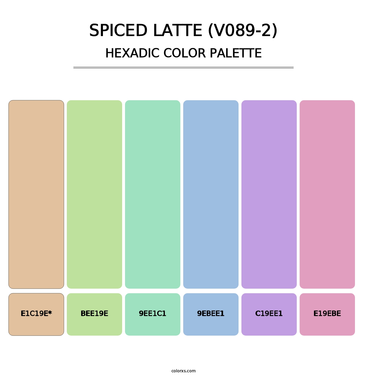 Spiced Latte (V089-2) - Hexadic Color Palette