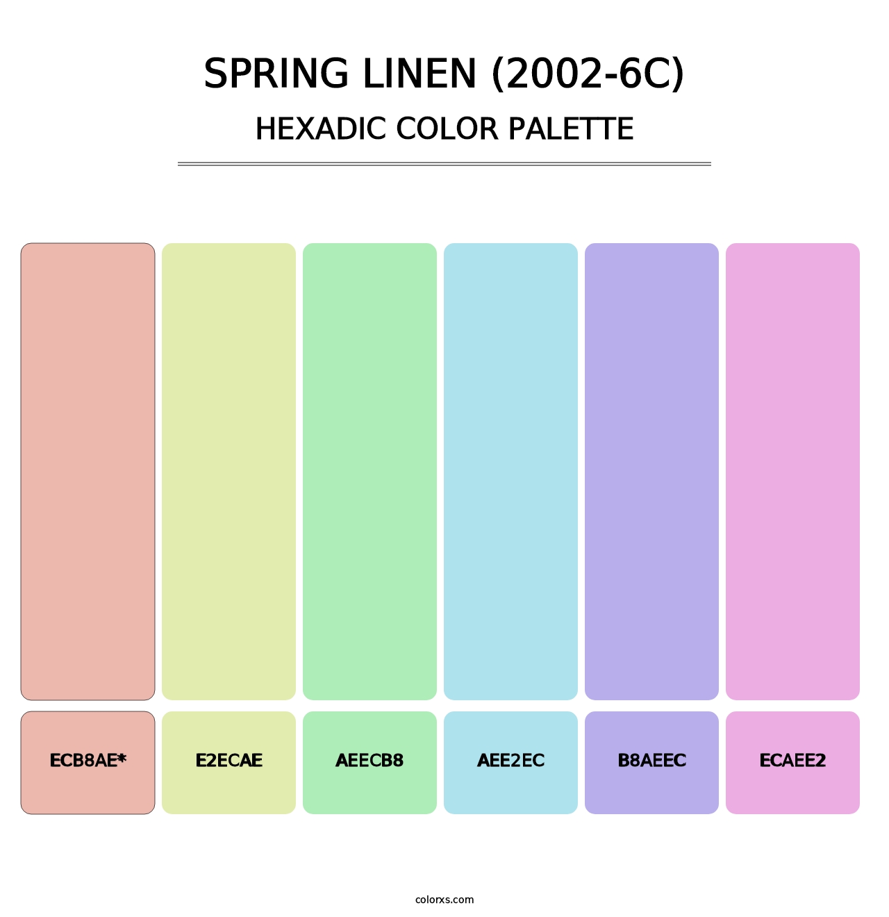 Spring Linen (2002-6C) - Hexadic Color Palette