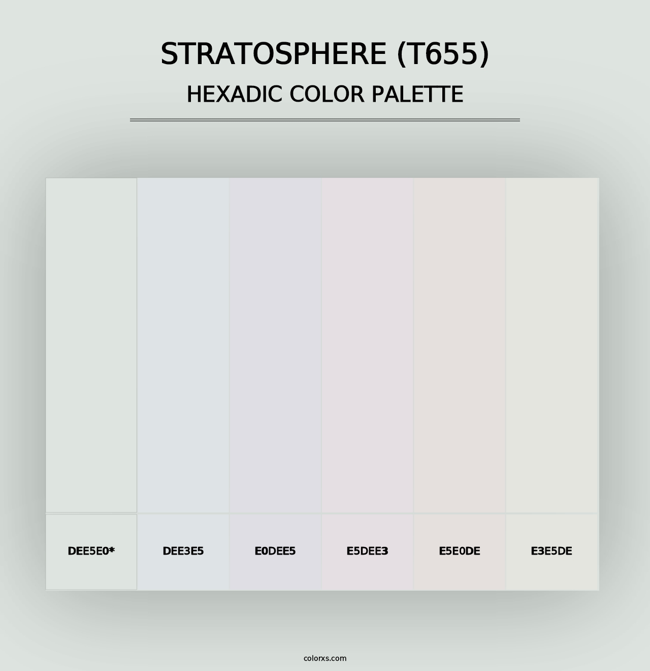 Stratosphere (T655) - Hexadic Color Palette