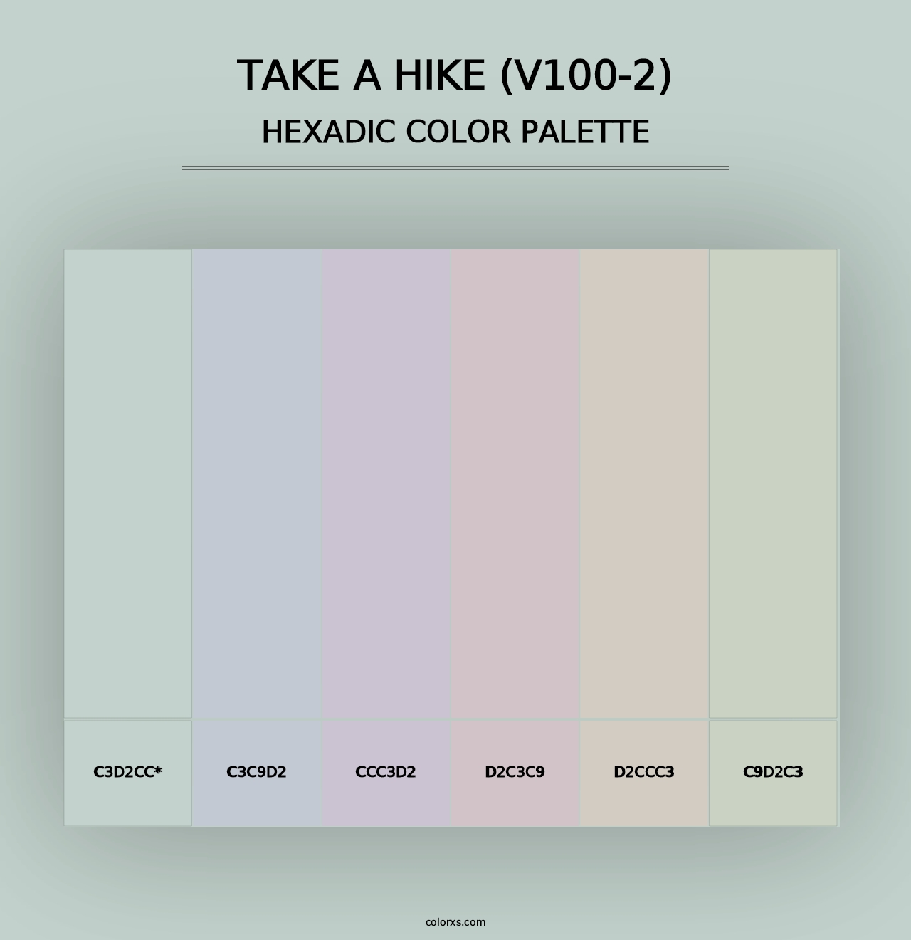 Take a Hike (V100-2) - Hexadic Color Palette