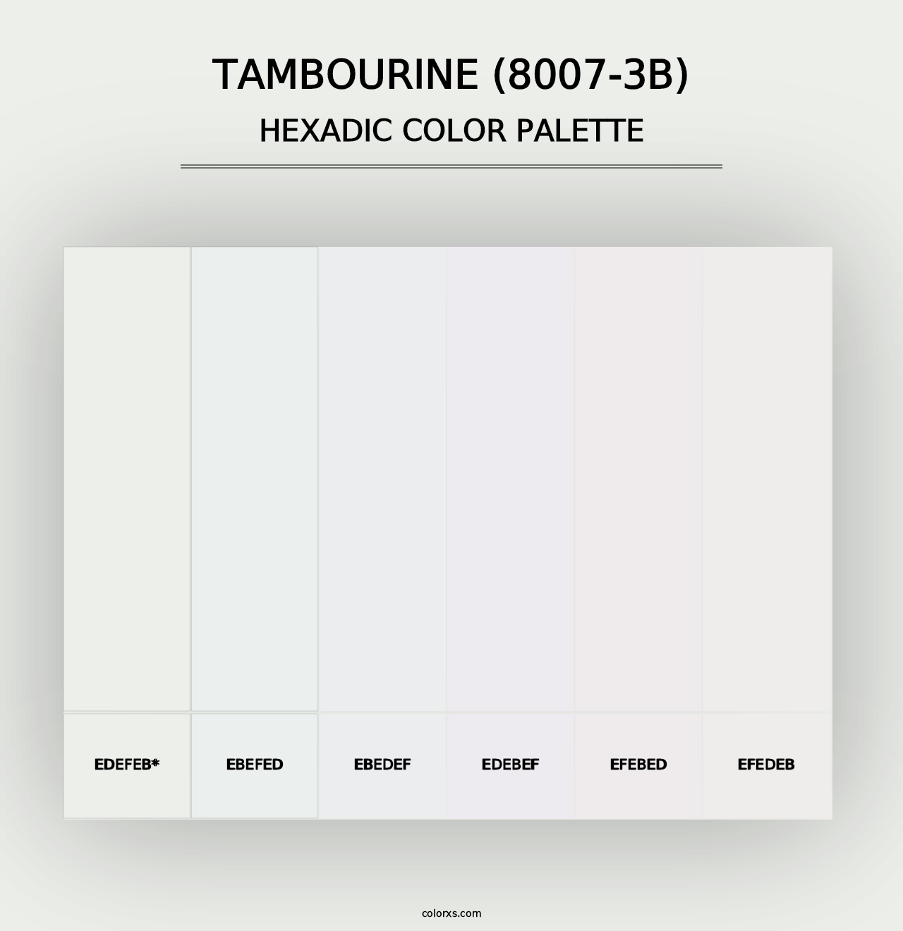 Tambourine (8007-3B) - Hexadic Color Palette