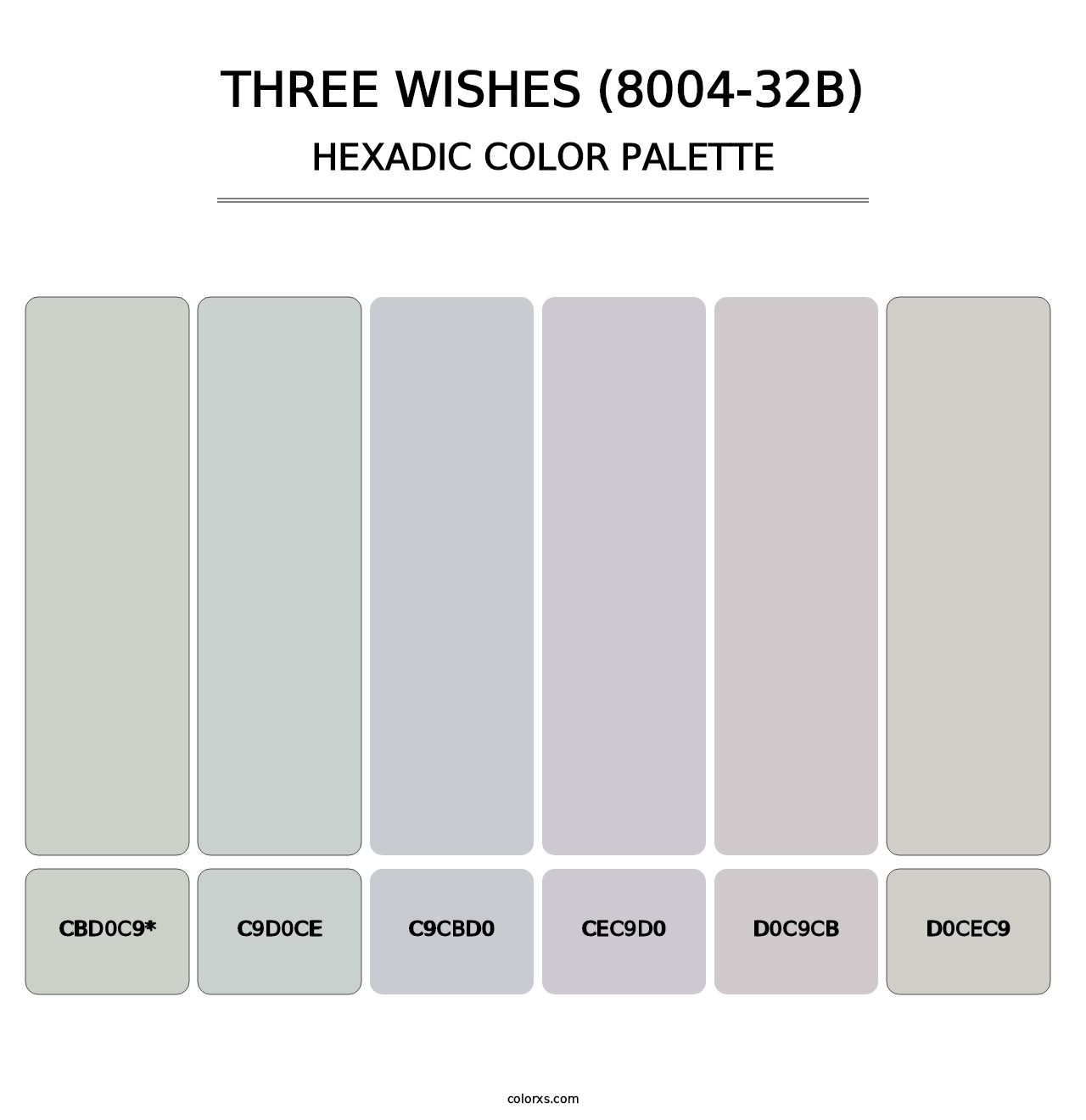 Three Wishes (8004-32B) - Hexadic Color Palette