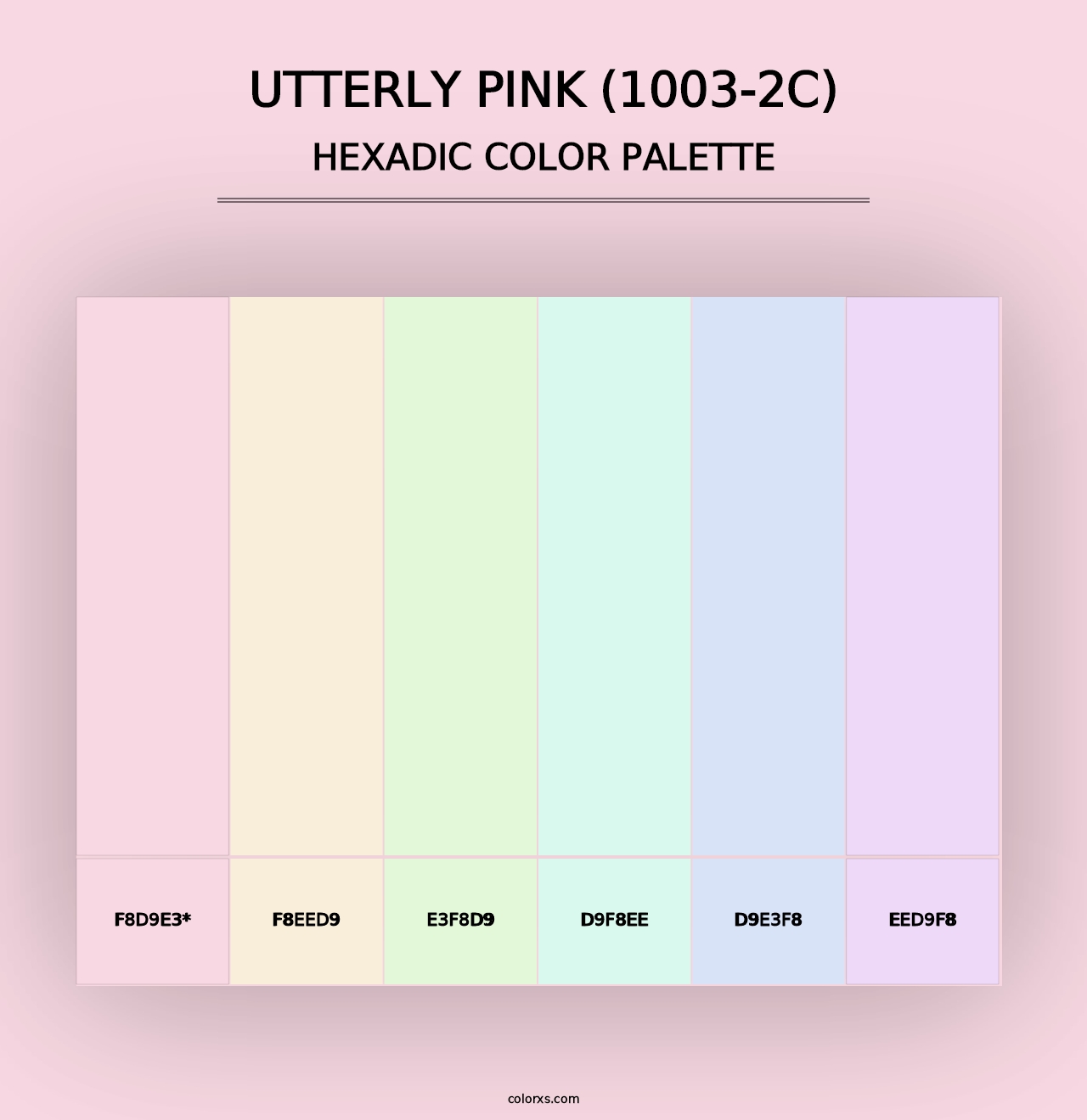 Utterly Pink (1003-2C) - Hexadic Color Palette