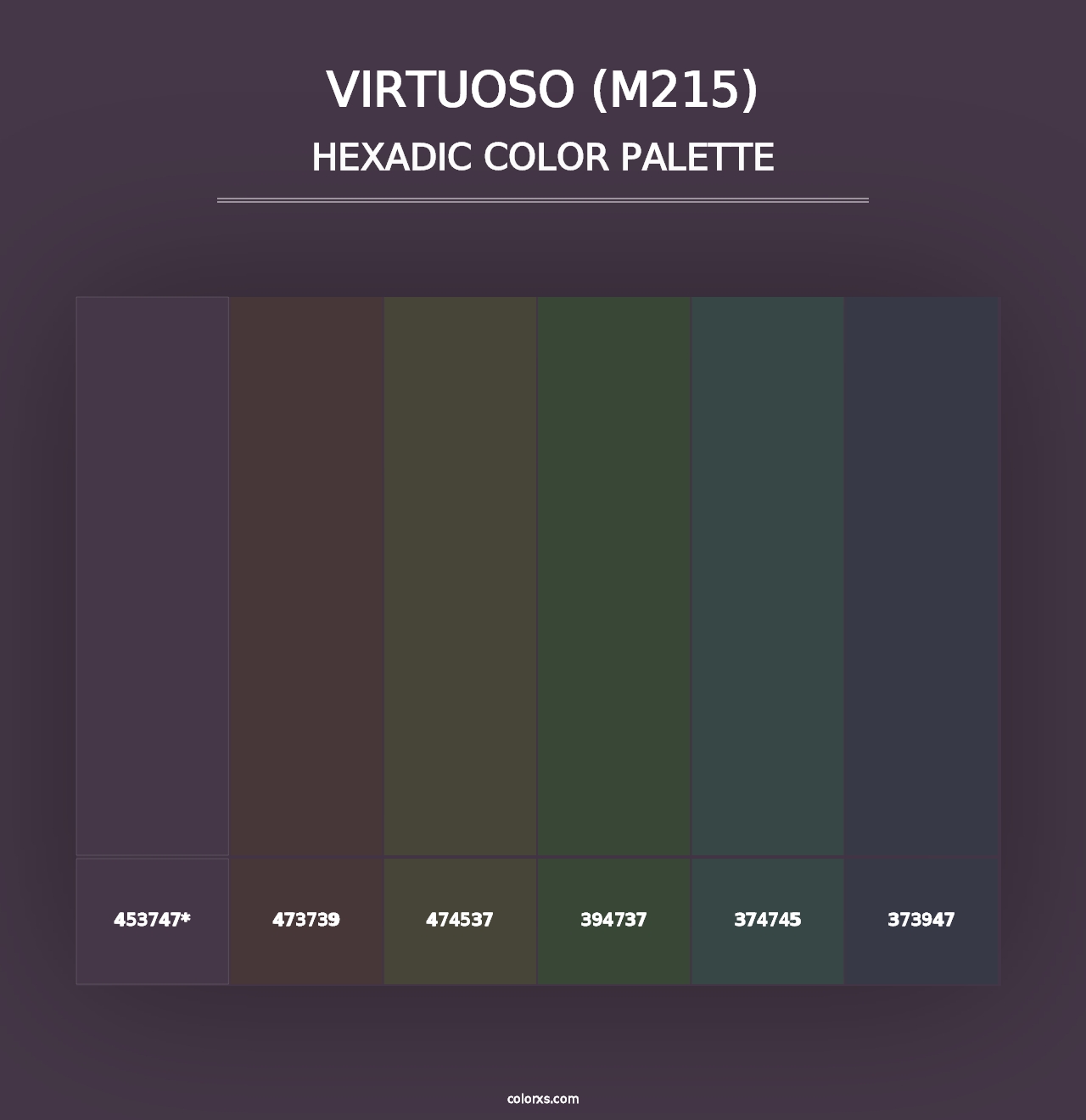 Virtuoso (M215) - Hexadic Color Palette