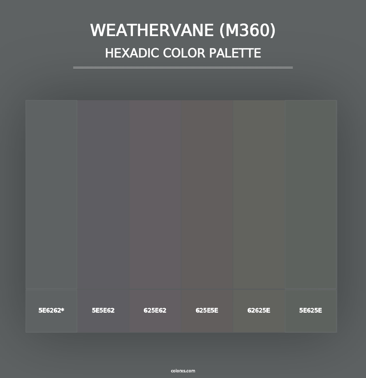 Weathervane (M360) - Hexadic Color Palette