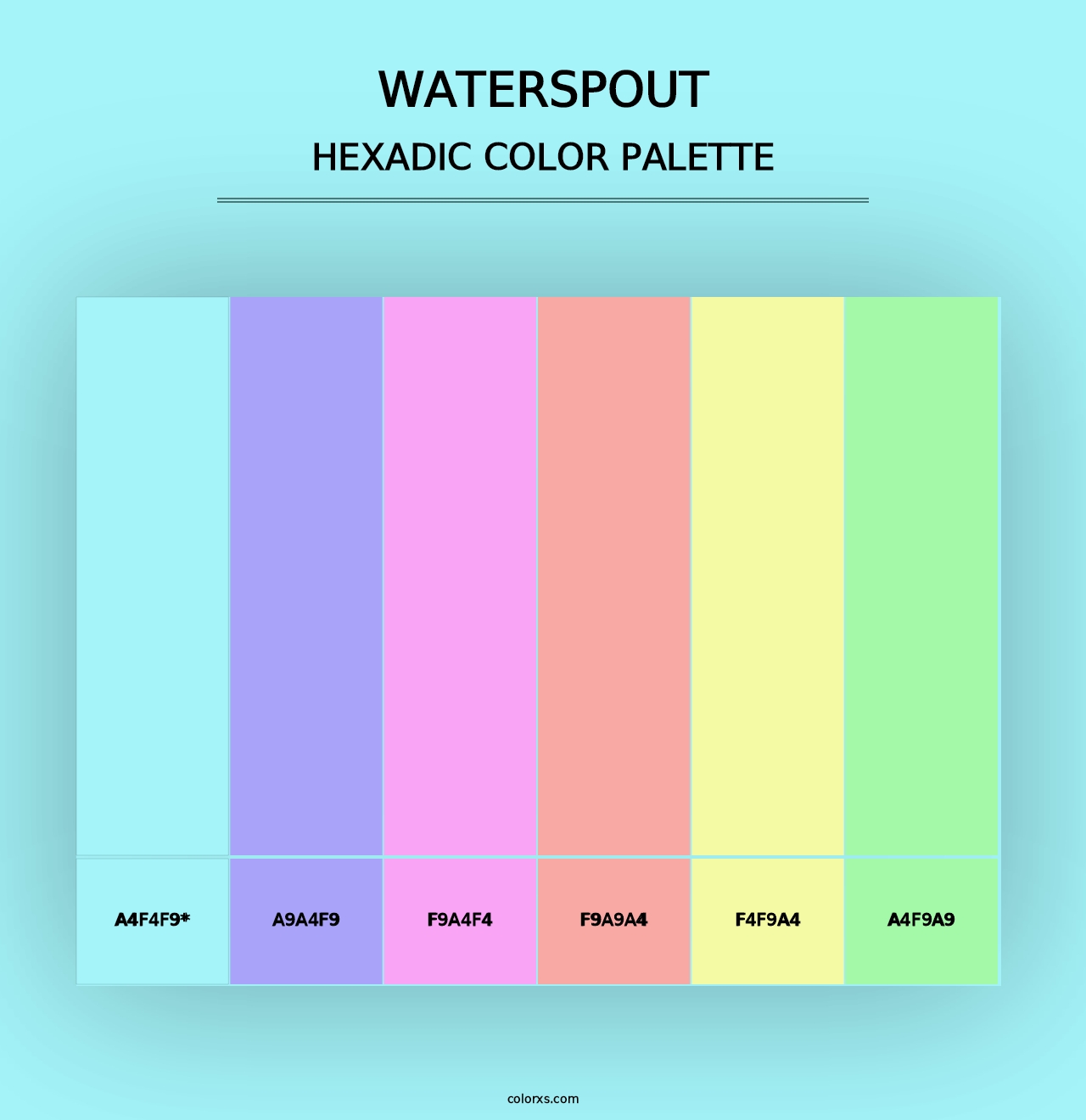 Waterspout - Hexadic Color Palette