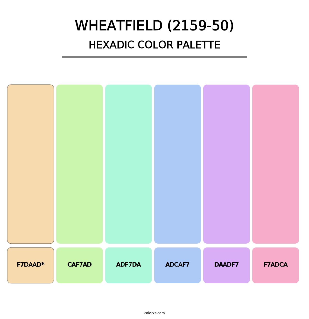 Wheatfield (2159-50) - Hexadic Color Palette