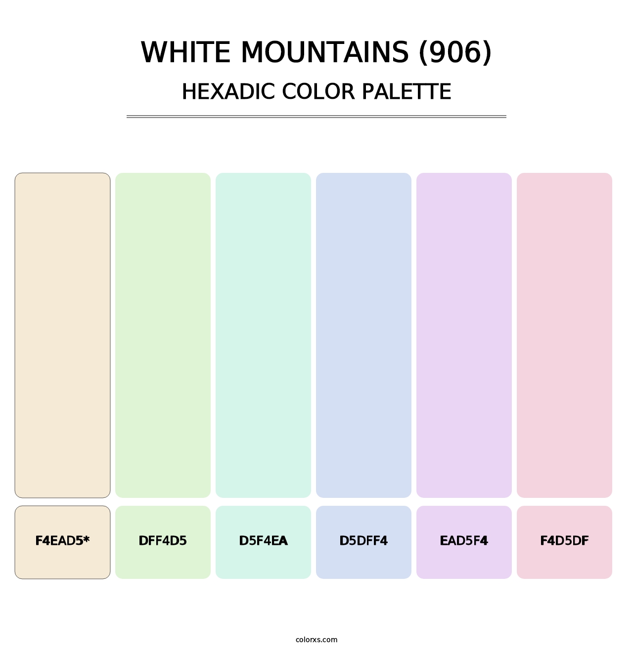 White Mountains (906) - Hexadic Color Palette