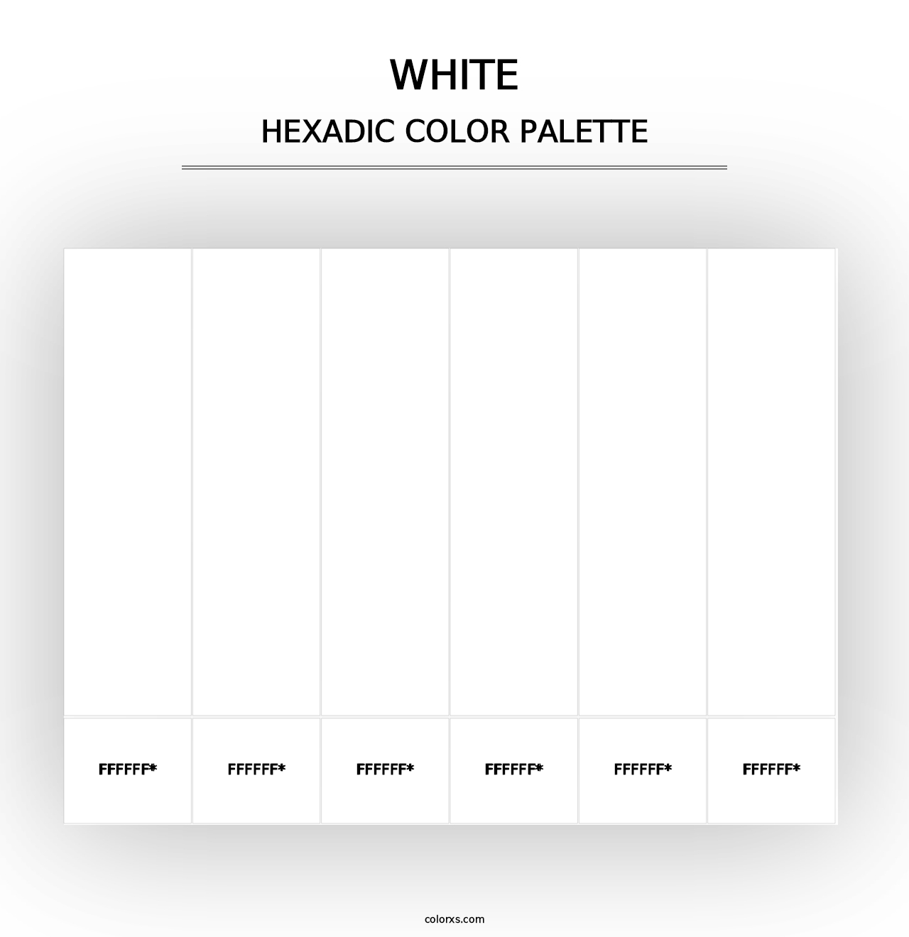 White - Hexadic Color Palette