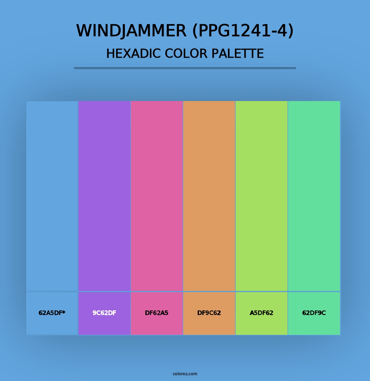 Windjammer (PPG1241-4) - Hexadic Color Palette