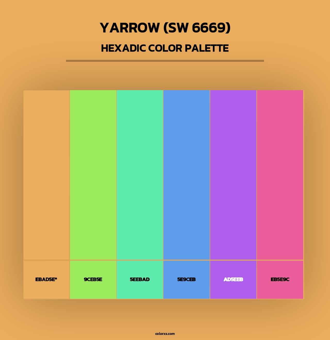 Yarrow (SW 6669) - Hexadic Color Palette