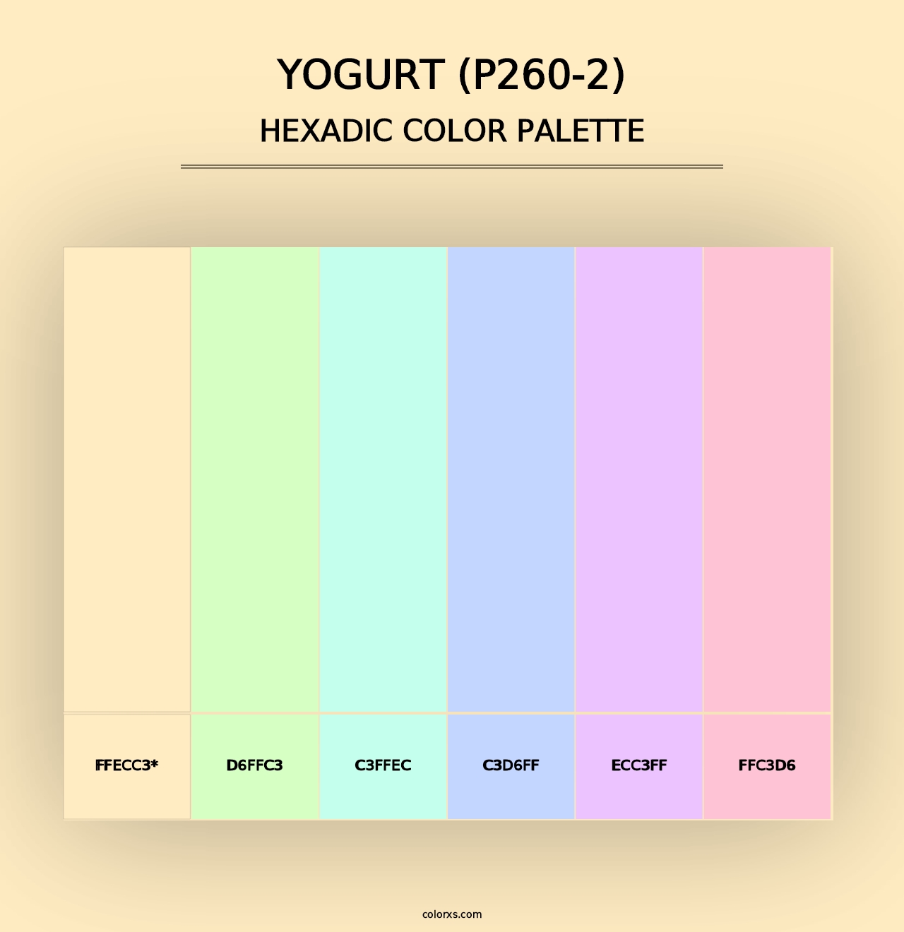 Yogurt (P260-2) - Hexadic Color Palette