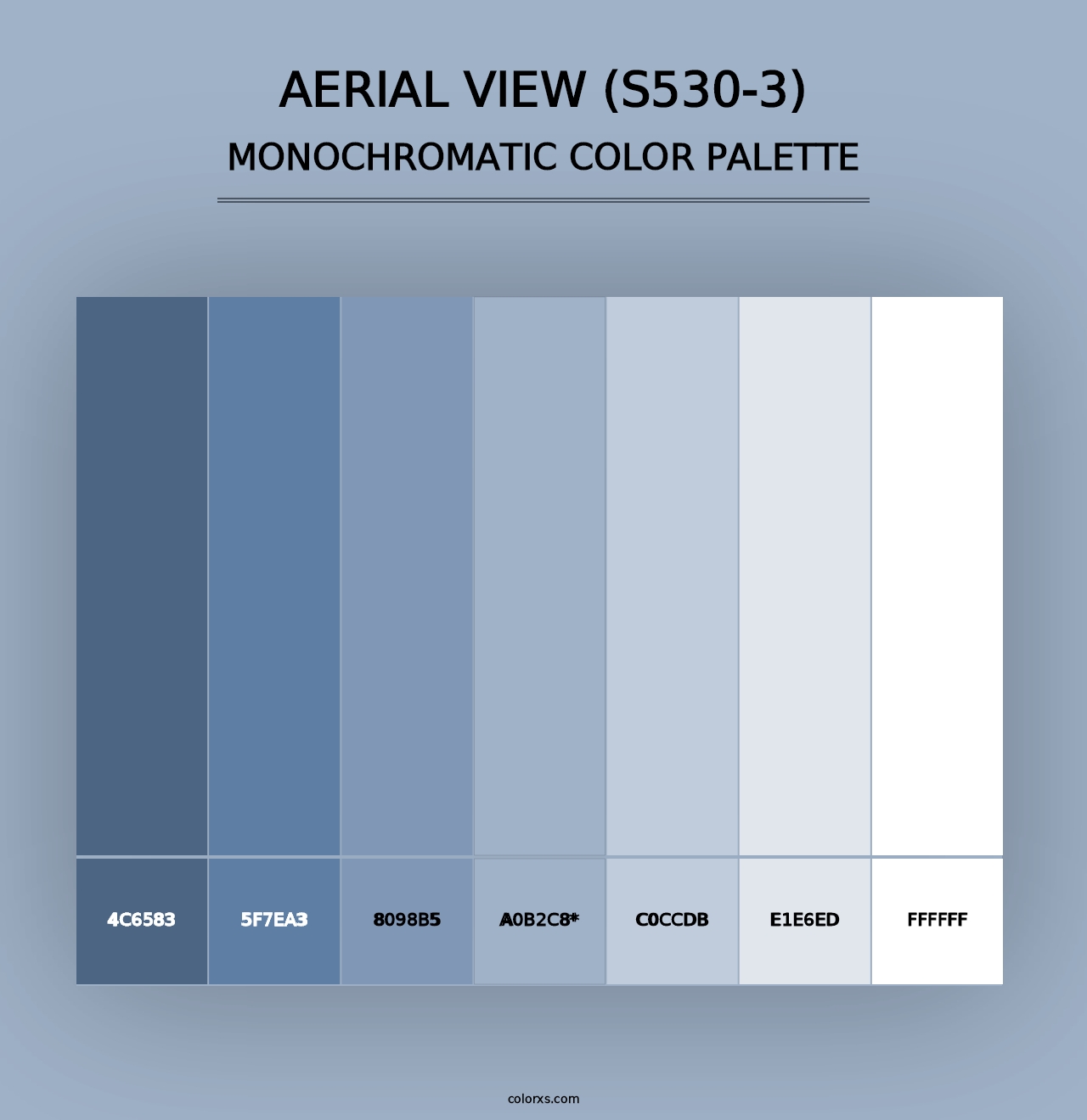 Aerial View (S530-3) - Monochromatic Color Palette