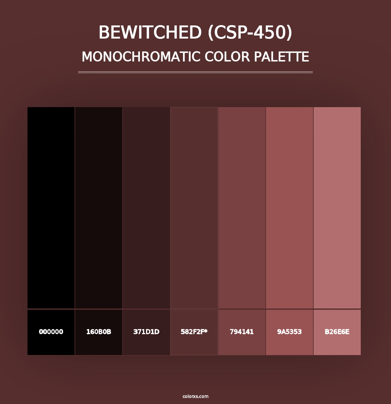 Bewitched (CSP-450) - Monochromatic Color Palette