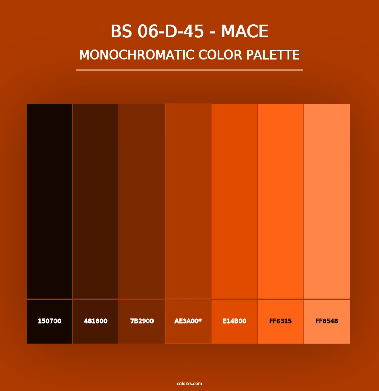 BS 06-D-45 - Mace - Monochromatic Color Palette