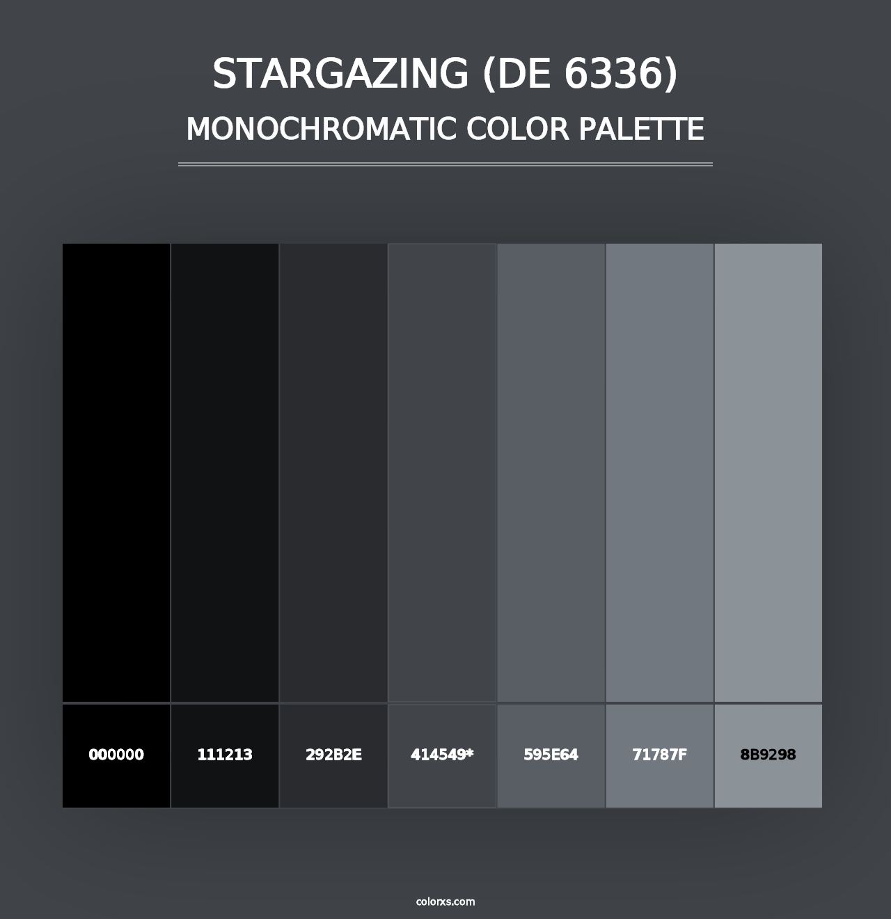 Stargazing (DE 6336) - Monochromatic Color Palette