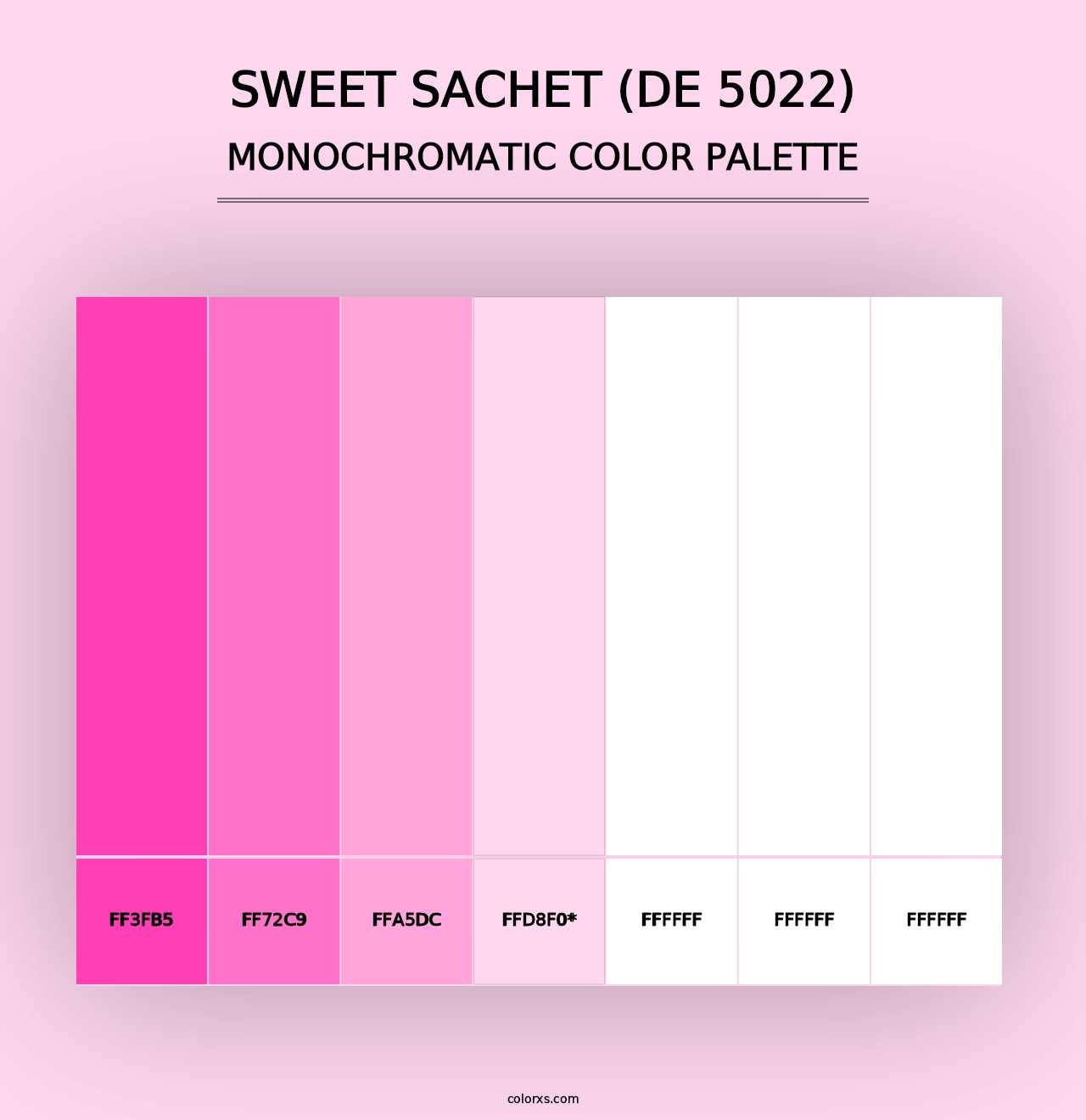 Sweet Sachet (DE 5022) - Monochromatic Color Palette