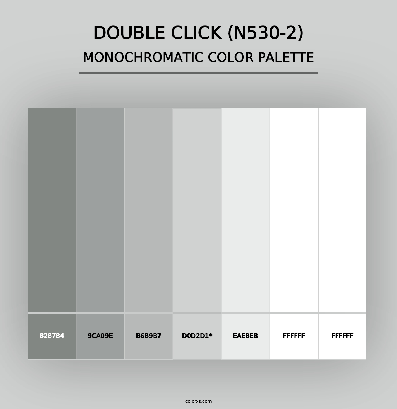 Double Click (N530-2) - Monochromatic Color Palette