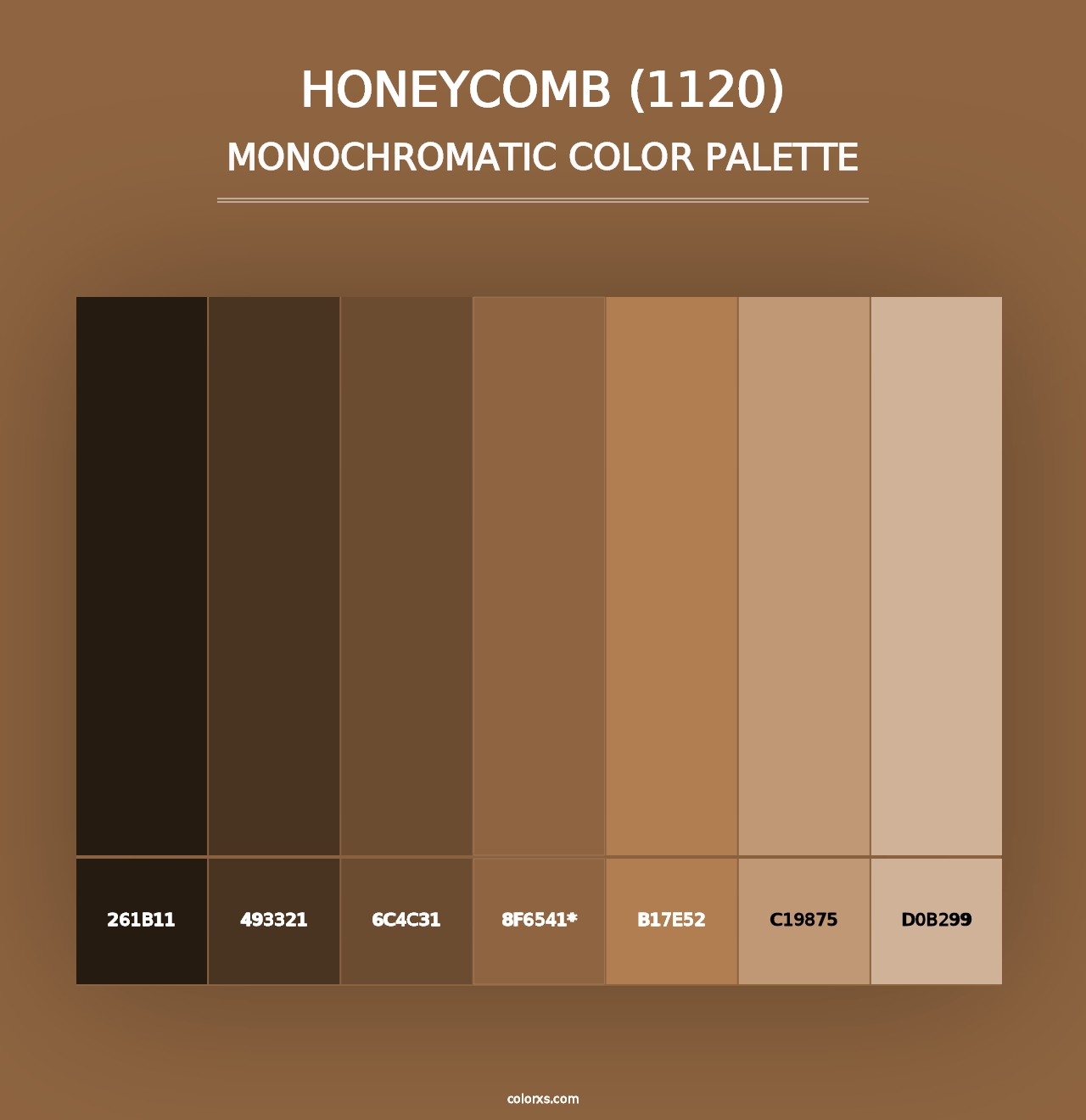 Honeycomb (1120) - Monochromatic Color Palette