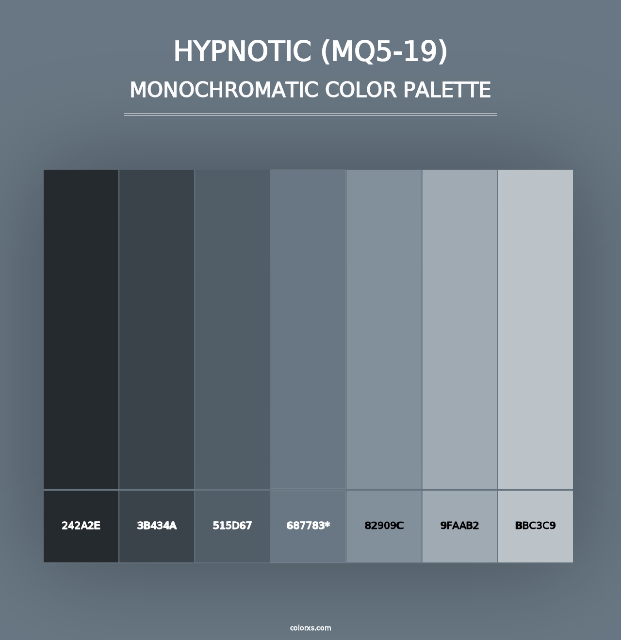 Hypnotic (MQ5-19) - Monochromatic Color Palette