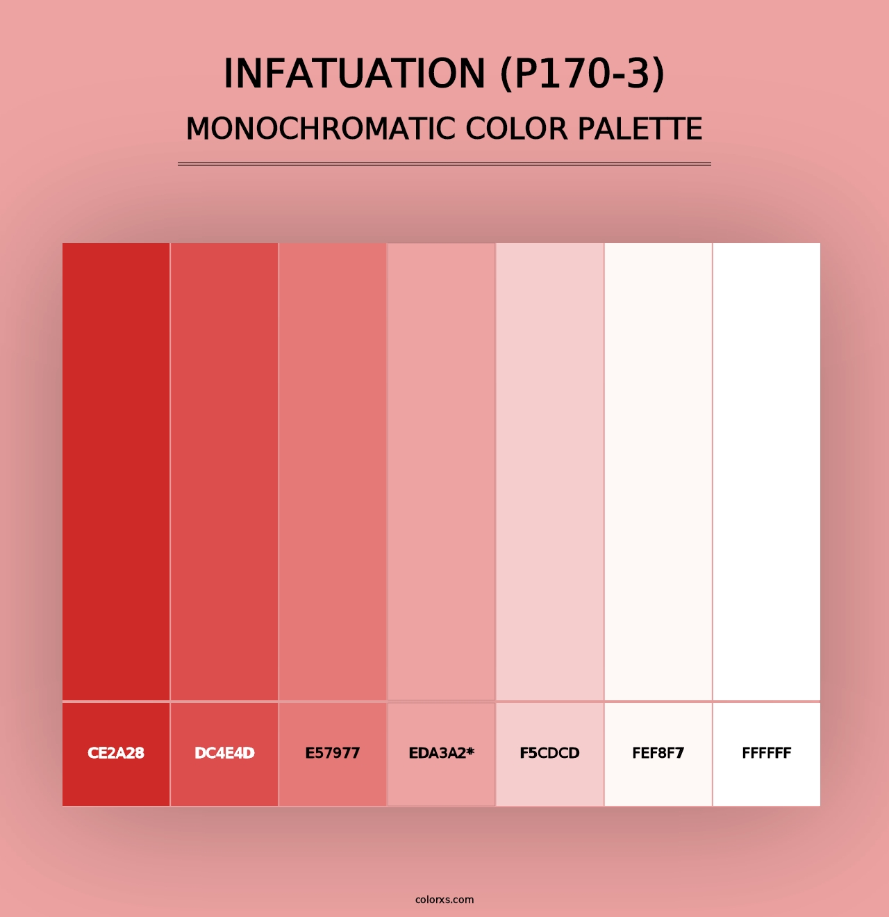 Infatuation (P170-3) - Monochromatic Color Palette