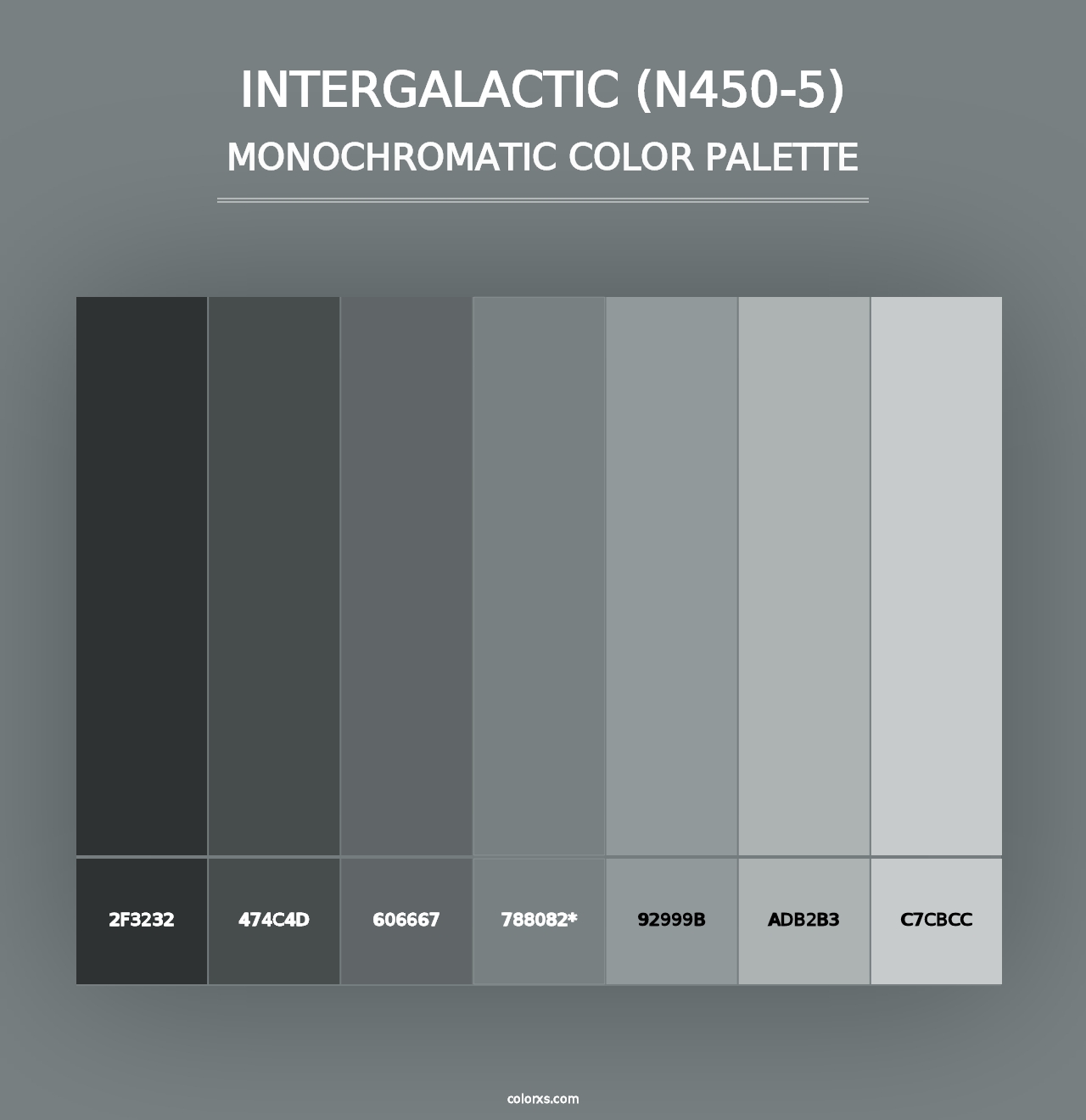 Intergalactic (N450-5) - Monochromatic Color Palette