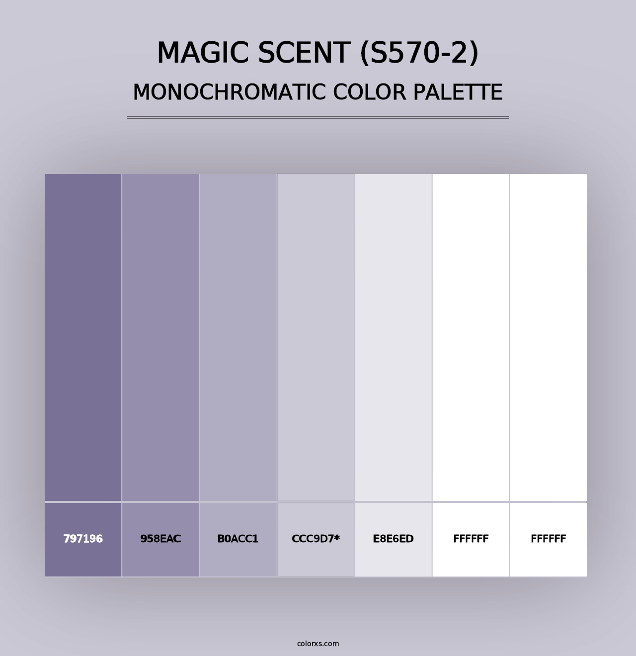 Magic Scent (S570-2) - Monochromatic Color Palette