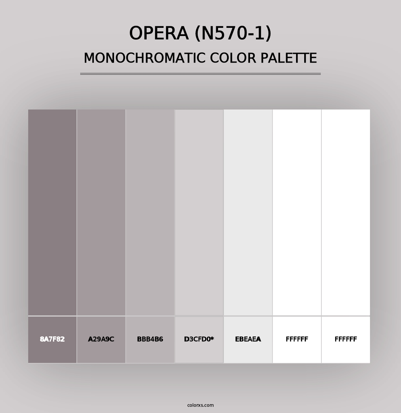 Opera (N570-1) - Monochromatic Color Palette