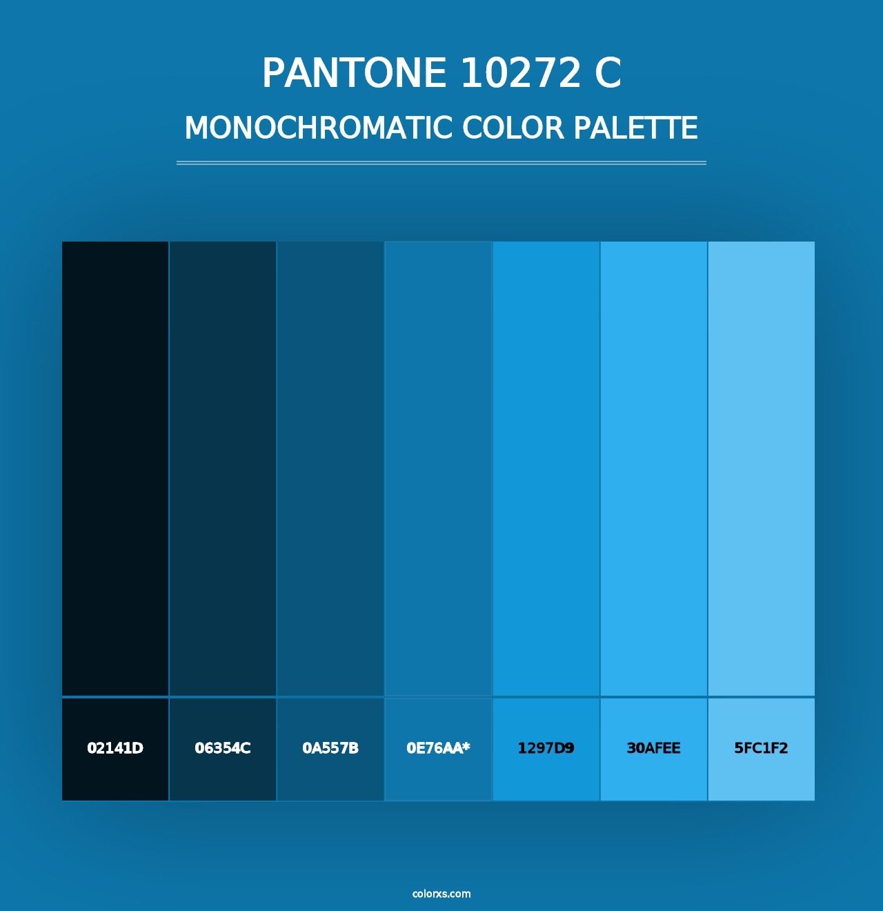 PANTONE 10272 C - Monochromatic Color Palette