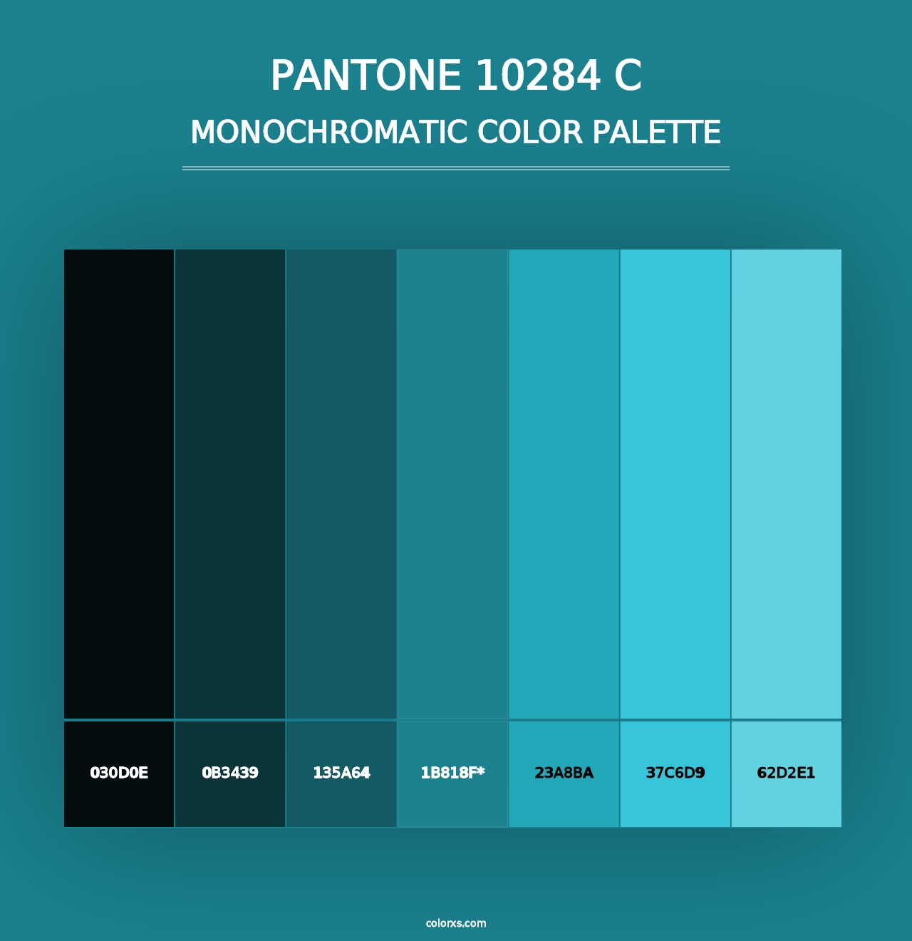 PANTONE 10284 C - Monochromatic Color Palette