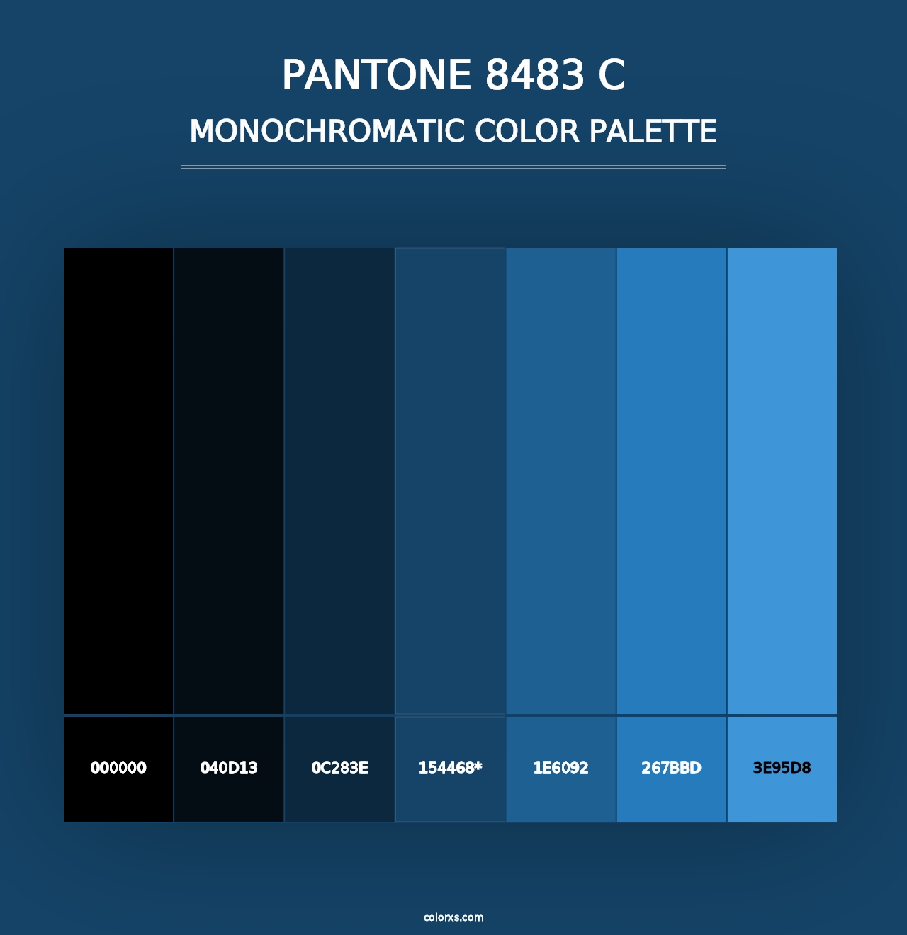 PANTONE 8483 C - Monochromatic Color Palette