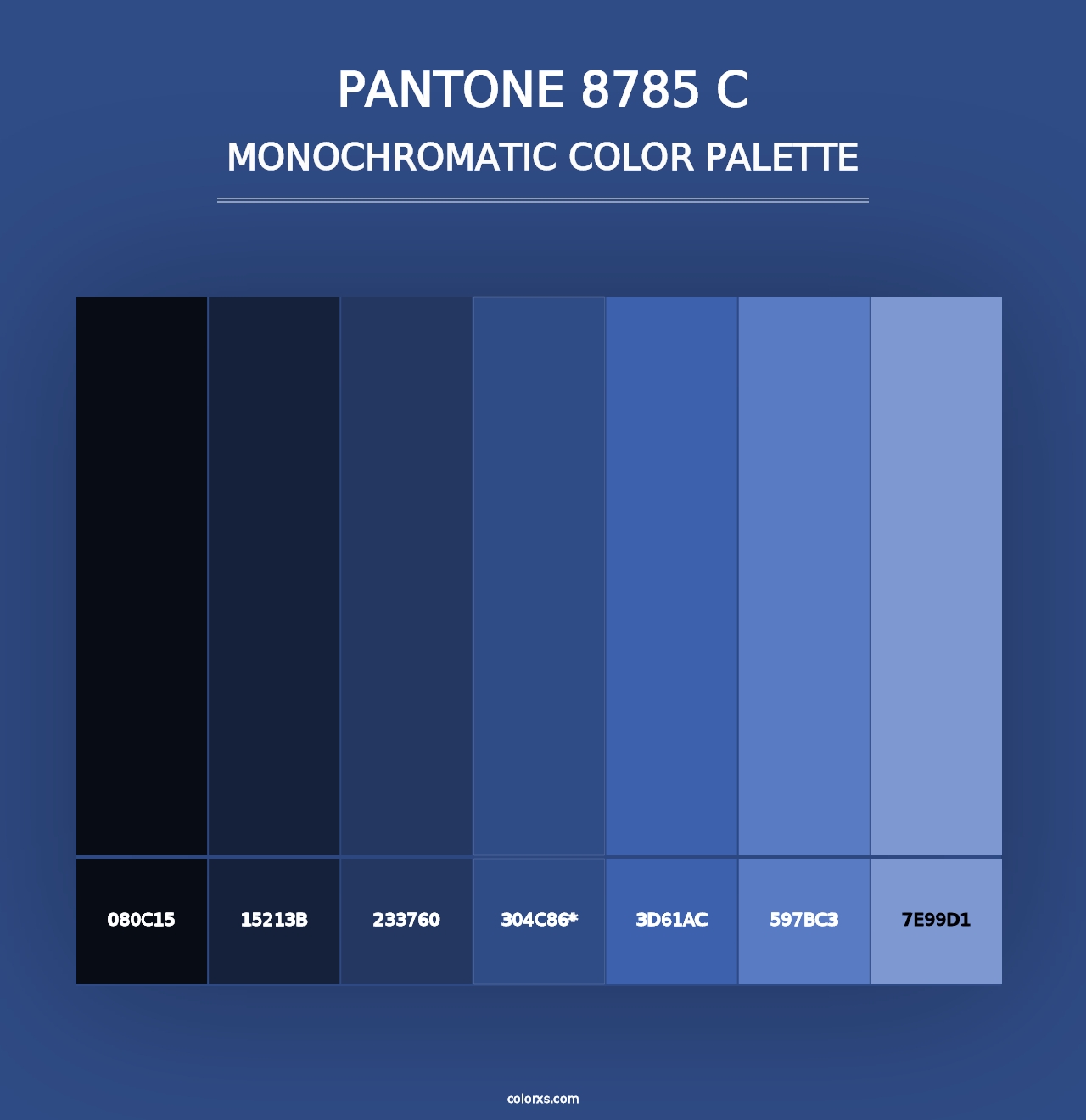 PANTONE 8785 C - Monochromatic Color Palette