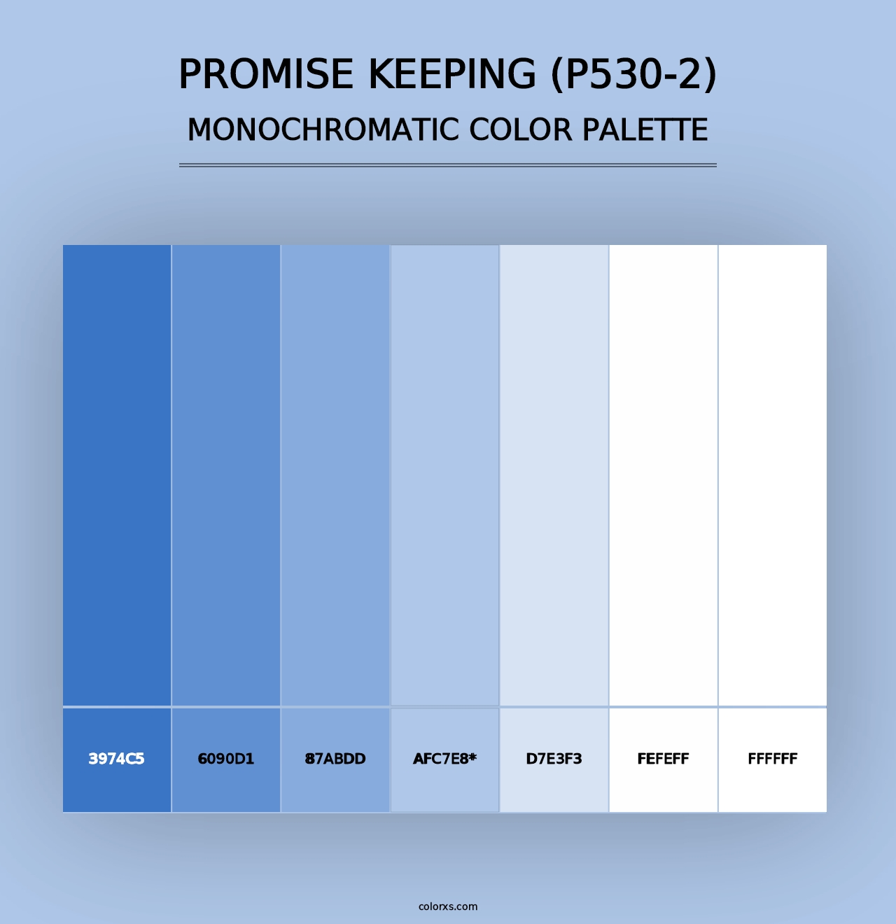 Promise Keeping (P530-2) - Monochromatic Color Palette